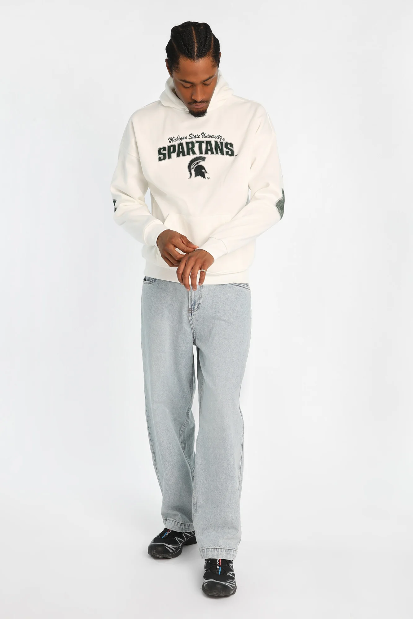 Michigan State University Spartans Back Print Hoodie - Image 5