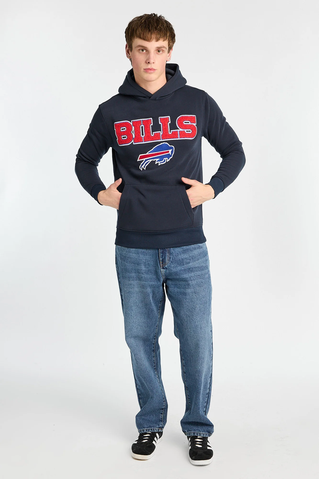 Haut à capuchon logo chenille Buffalo Bills - Image 4