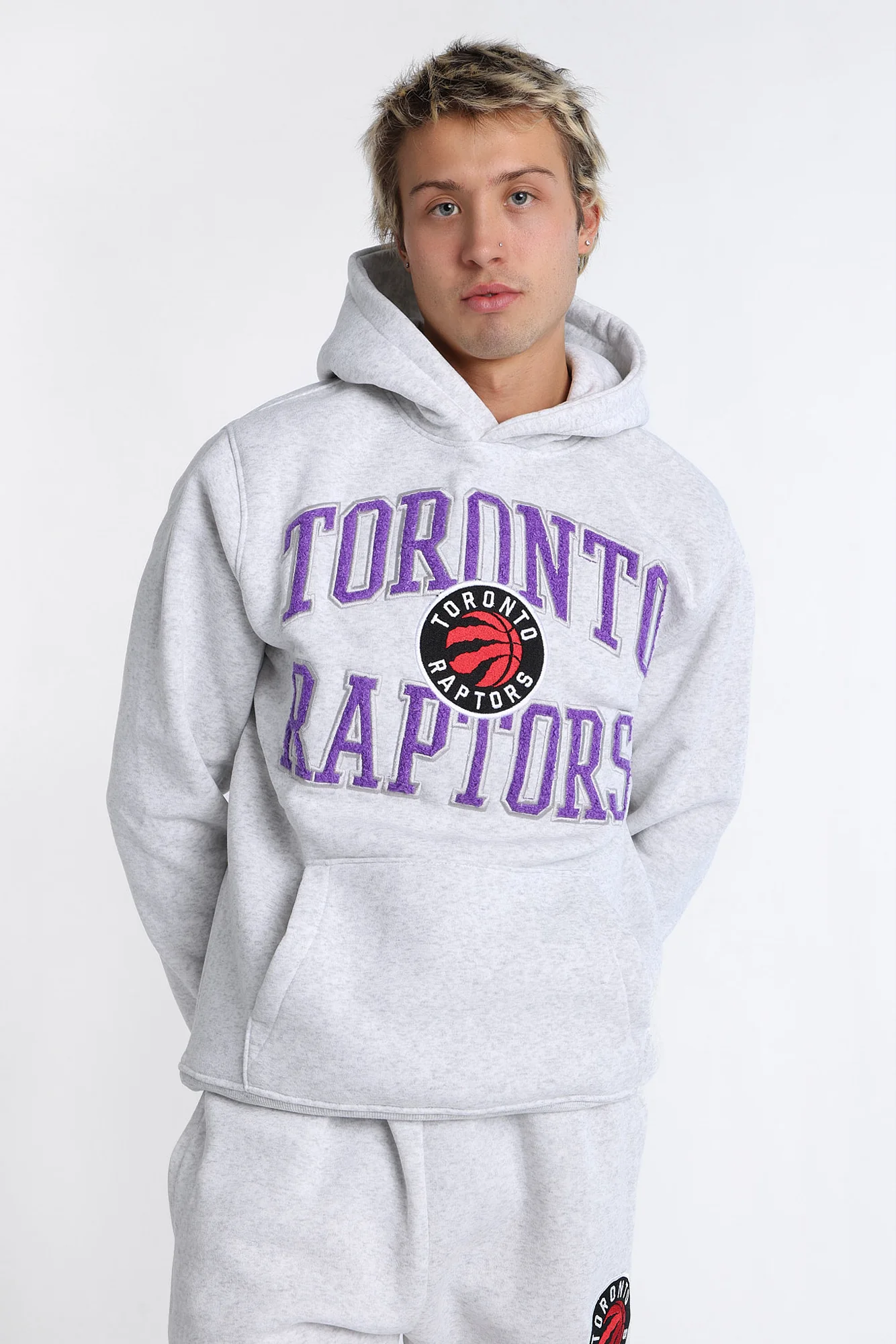 Toronto Raptors Chenille Logo Hoodie