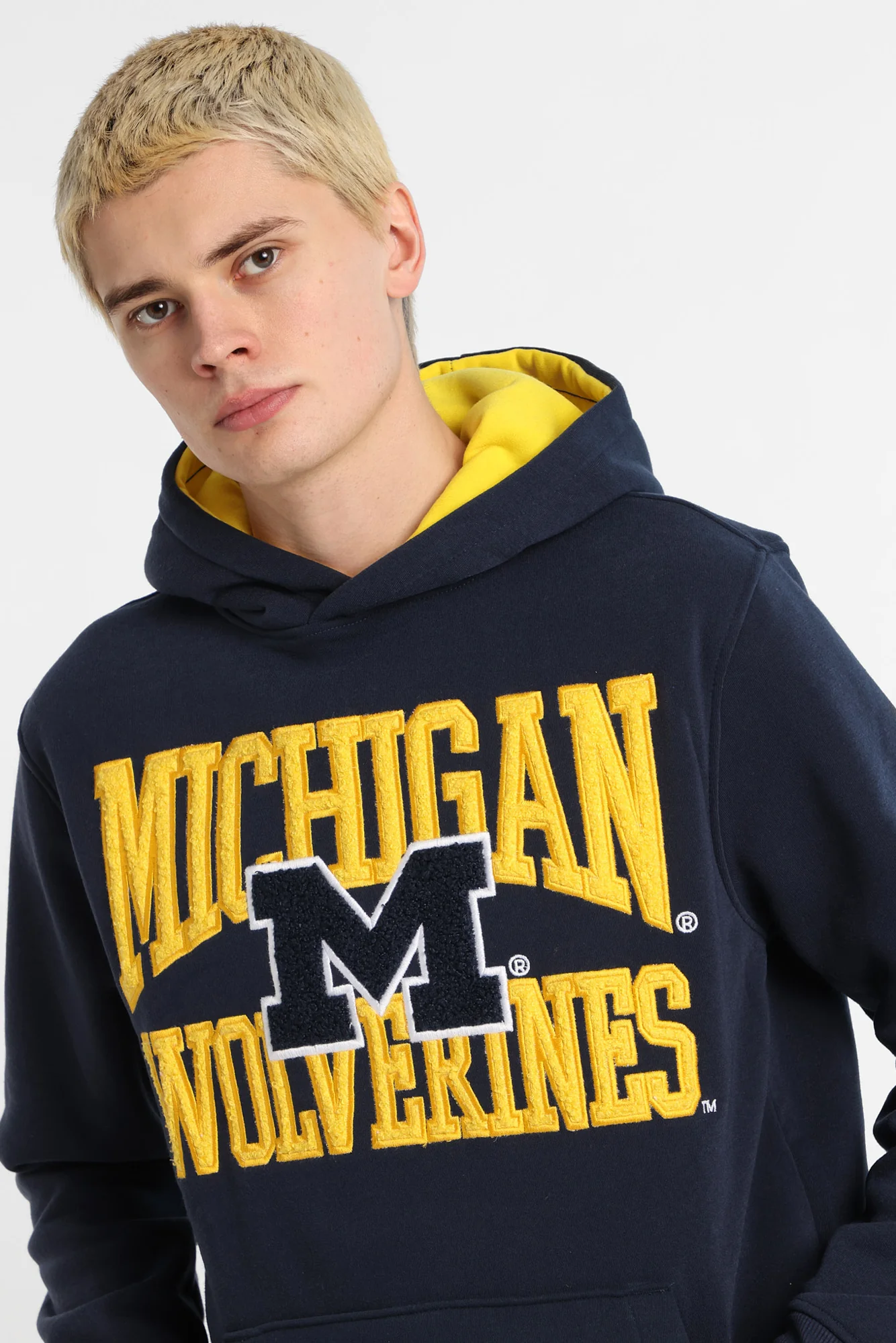 Haut à capuchon logo chenille Michigan Wolverines - Image 2