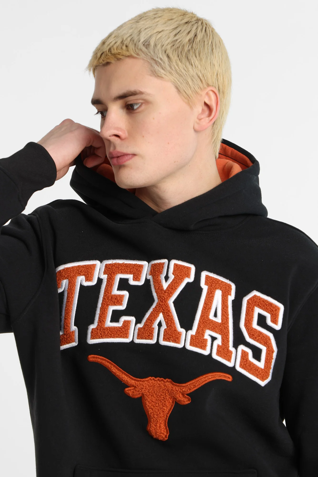 Haut à capuchon logo chenille Texas Longhorns - Image 2