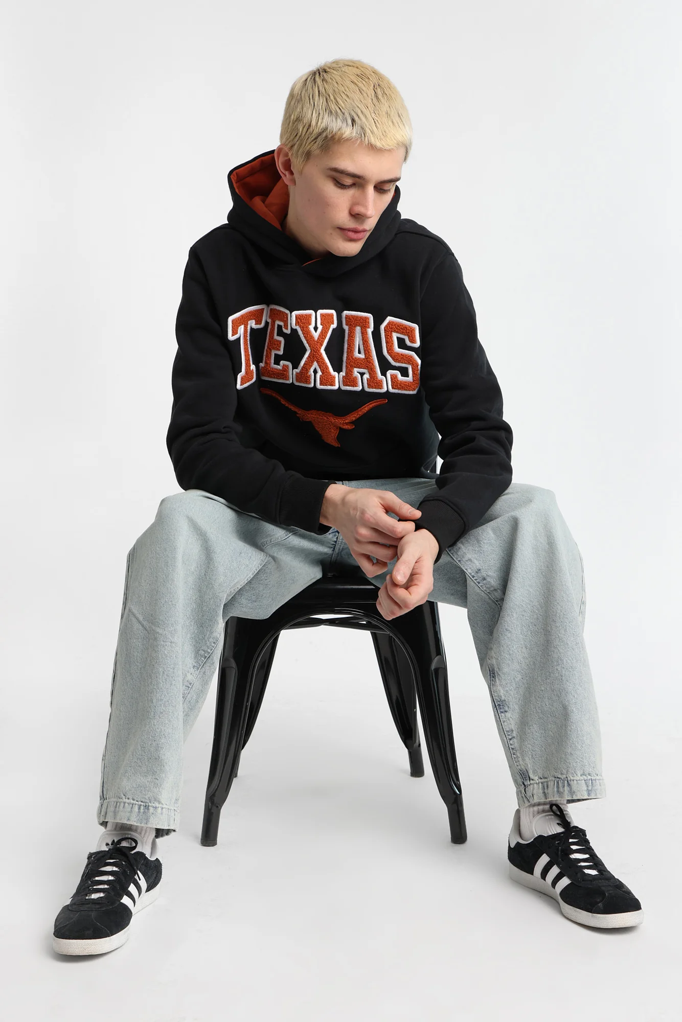 Texas Longhorns Chenille Contrast Hoodie - Image 5