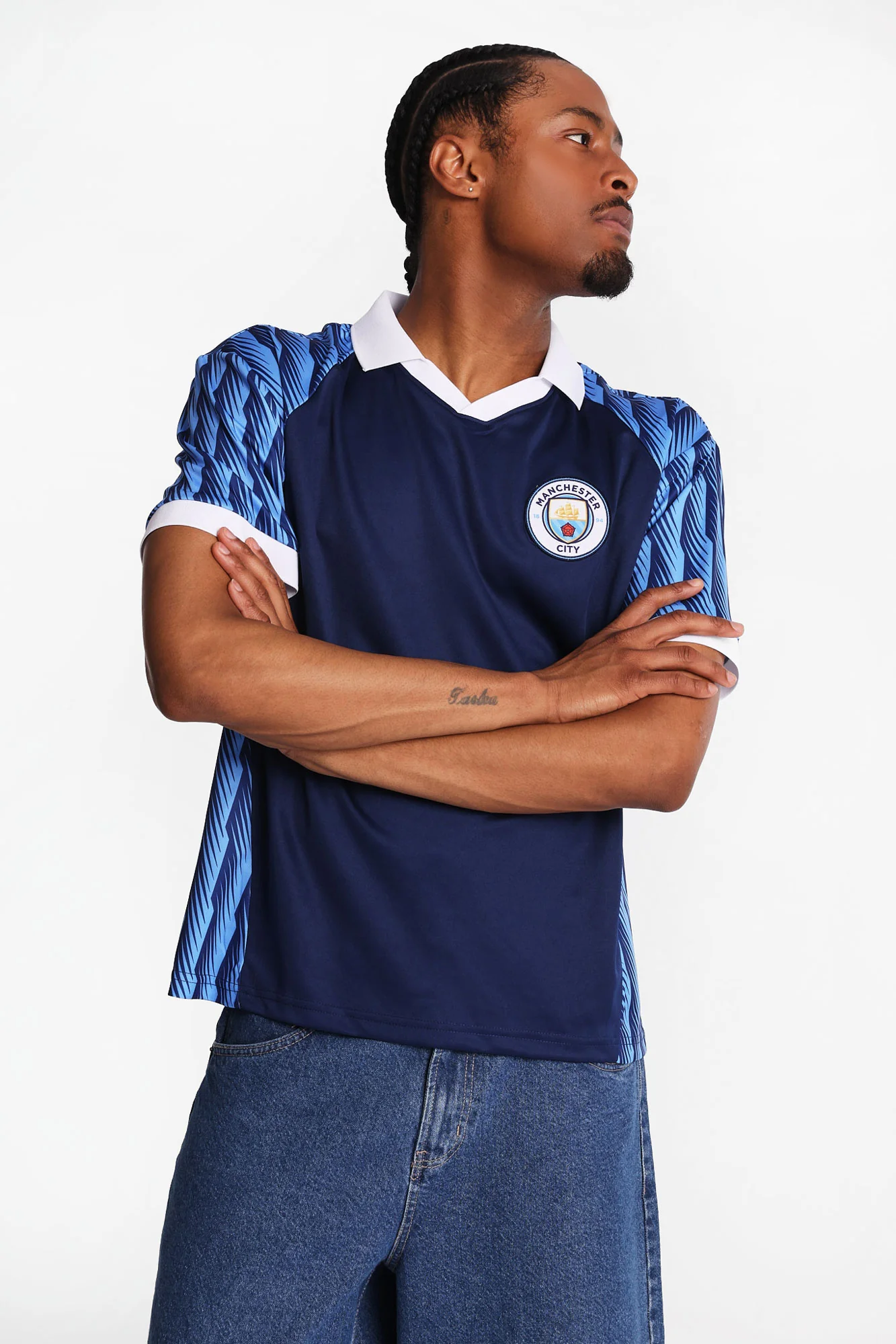 Manchester City Football Club Boxy Soccer Jersey