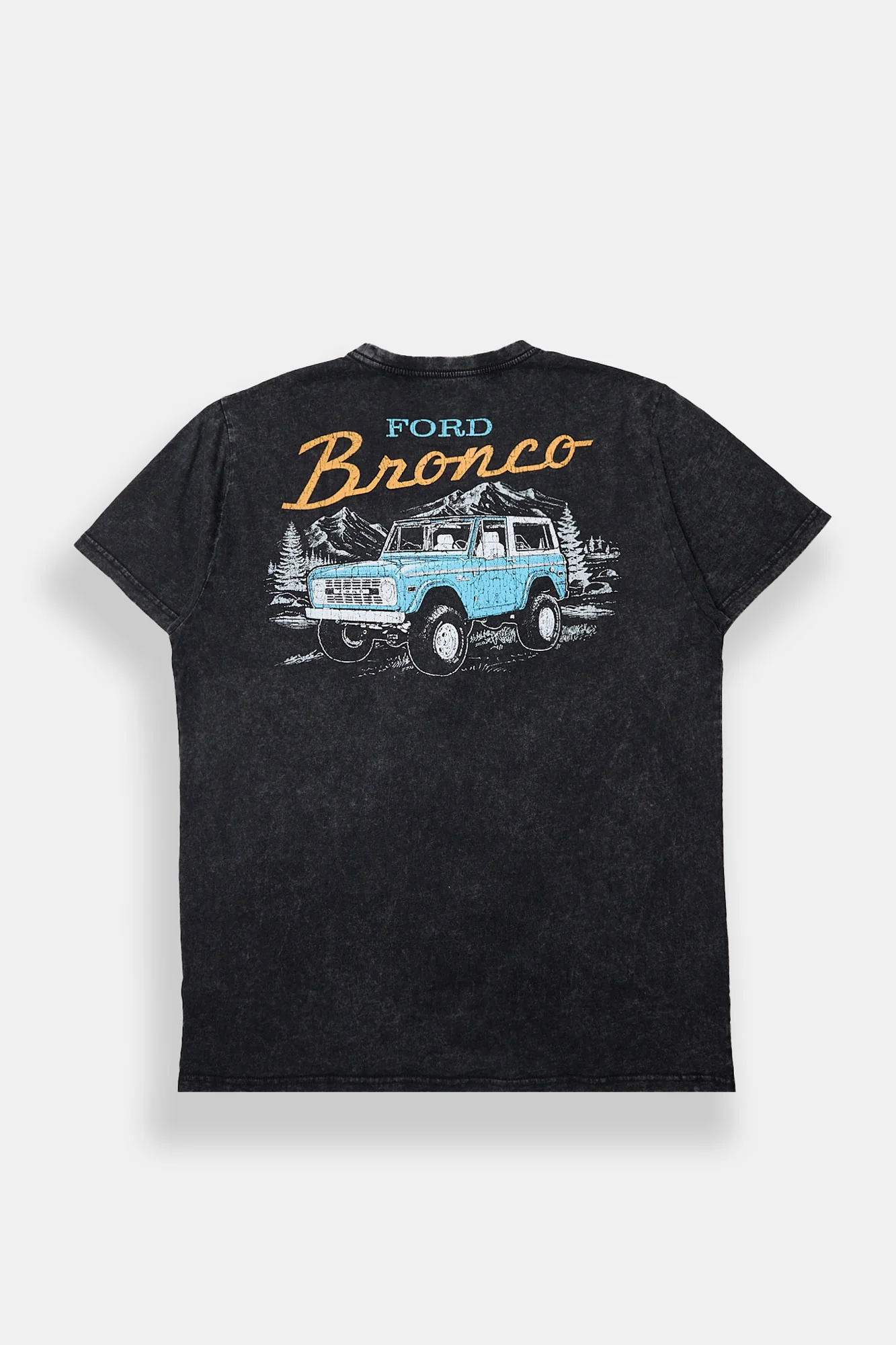 Mens Ford Bronco Stonewashed Graphic Tee