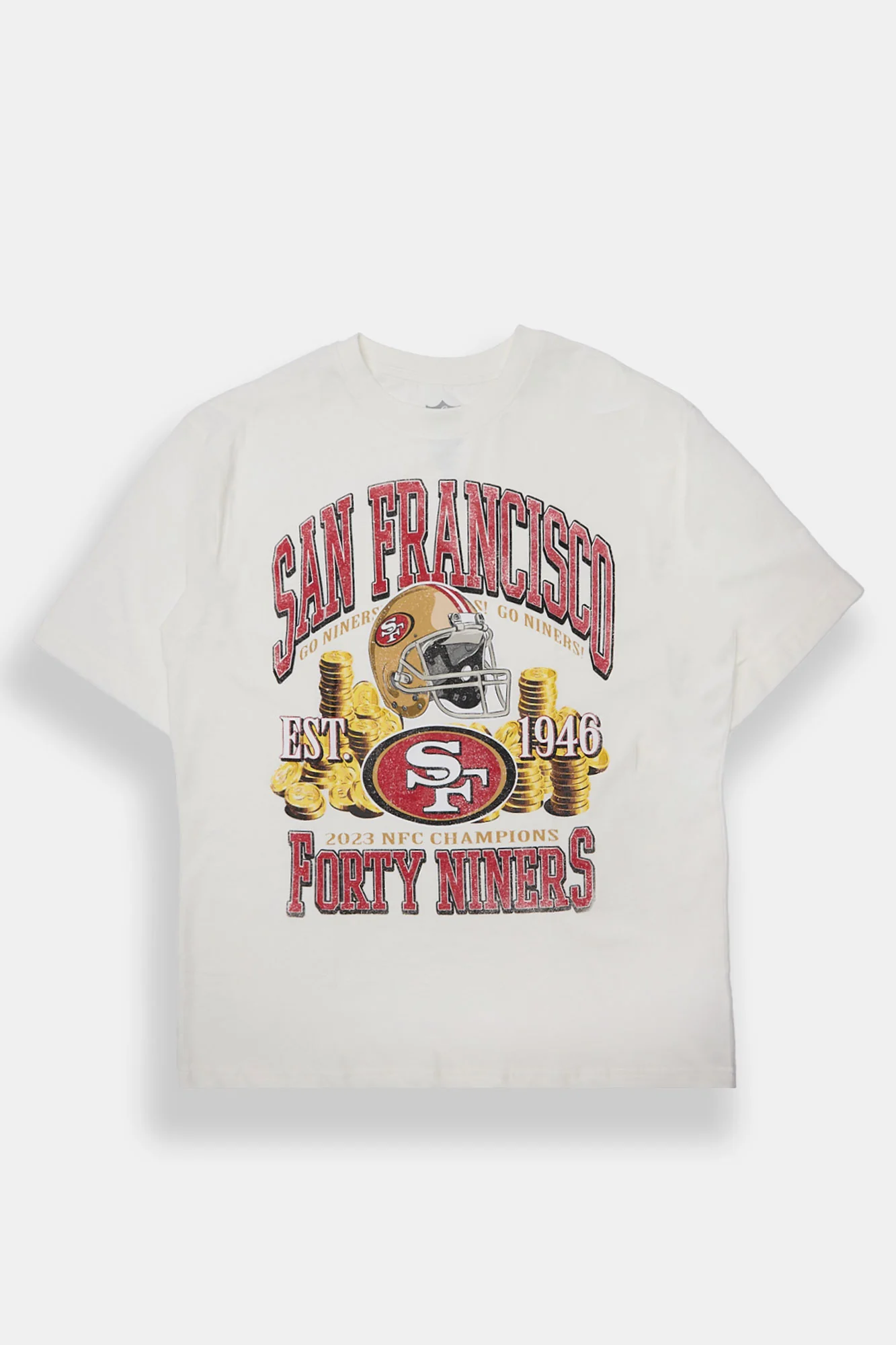 Mens San Franciso Forty Niners Graphic Oversized Tee