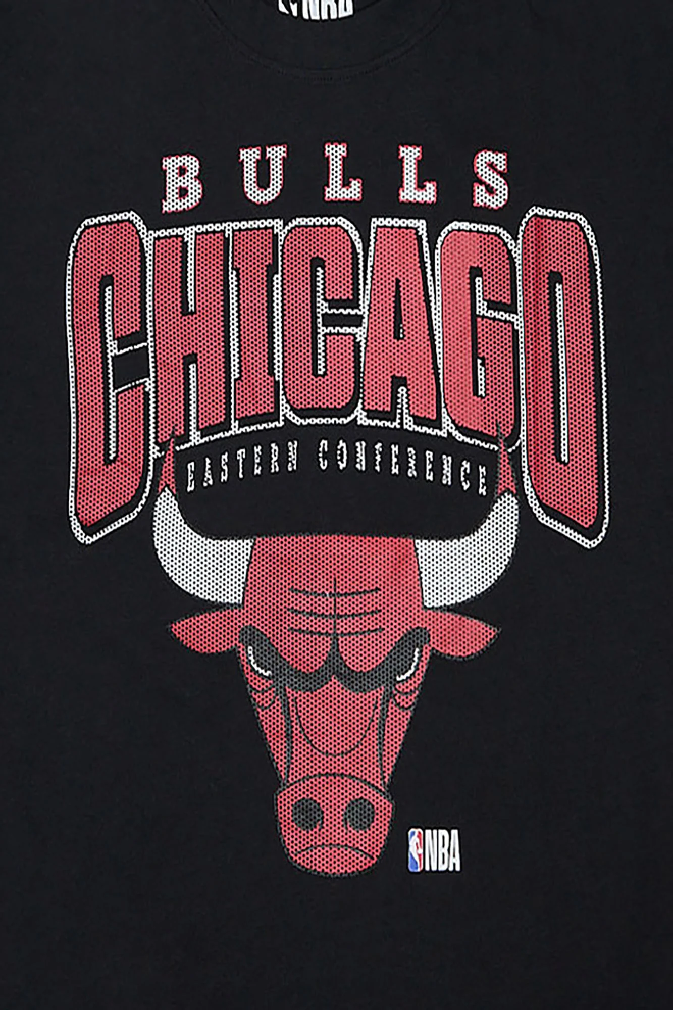 Mens Chicago Bulls Mesh Printed Oversized Tee - Image 2