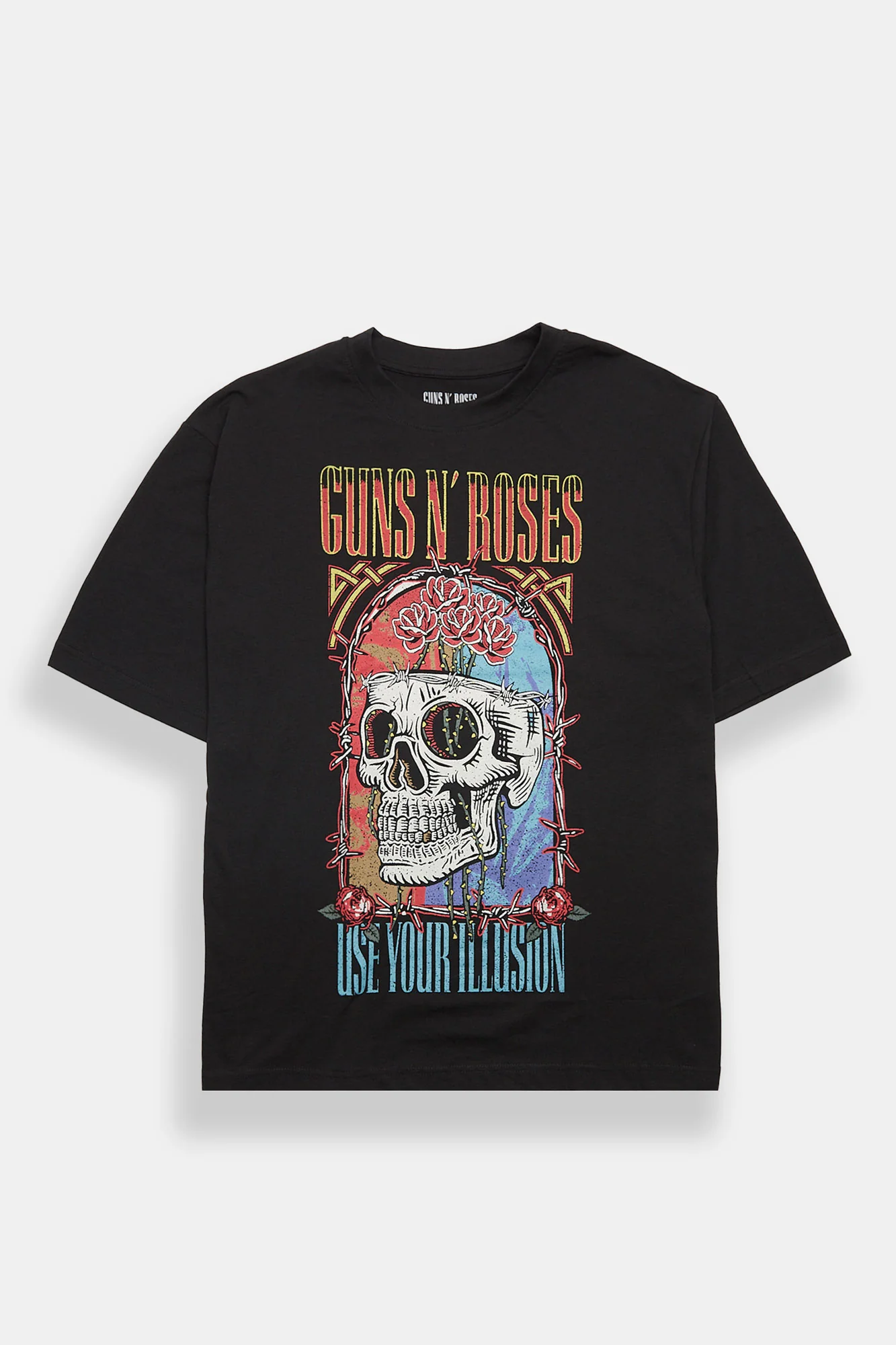 T-shirt surdimensionné imprimé Guns N' Roses Tour - Image 2