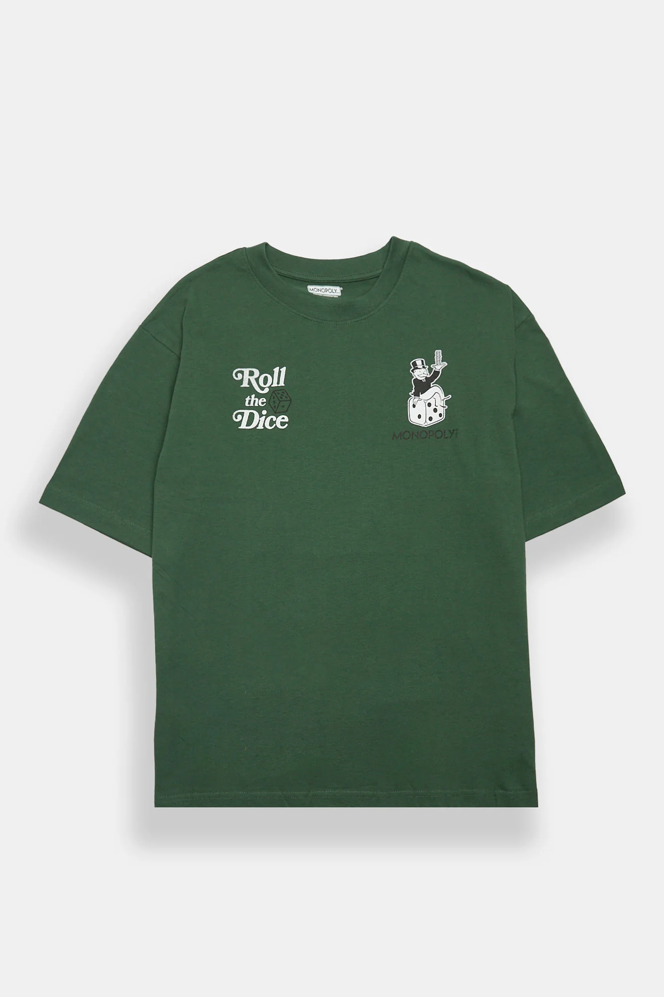 T-shirt surdimensionné imprimé Monopoly Roll The Dice - Image 2