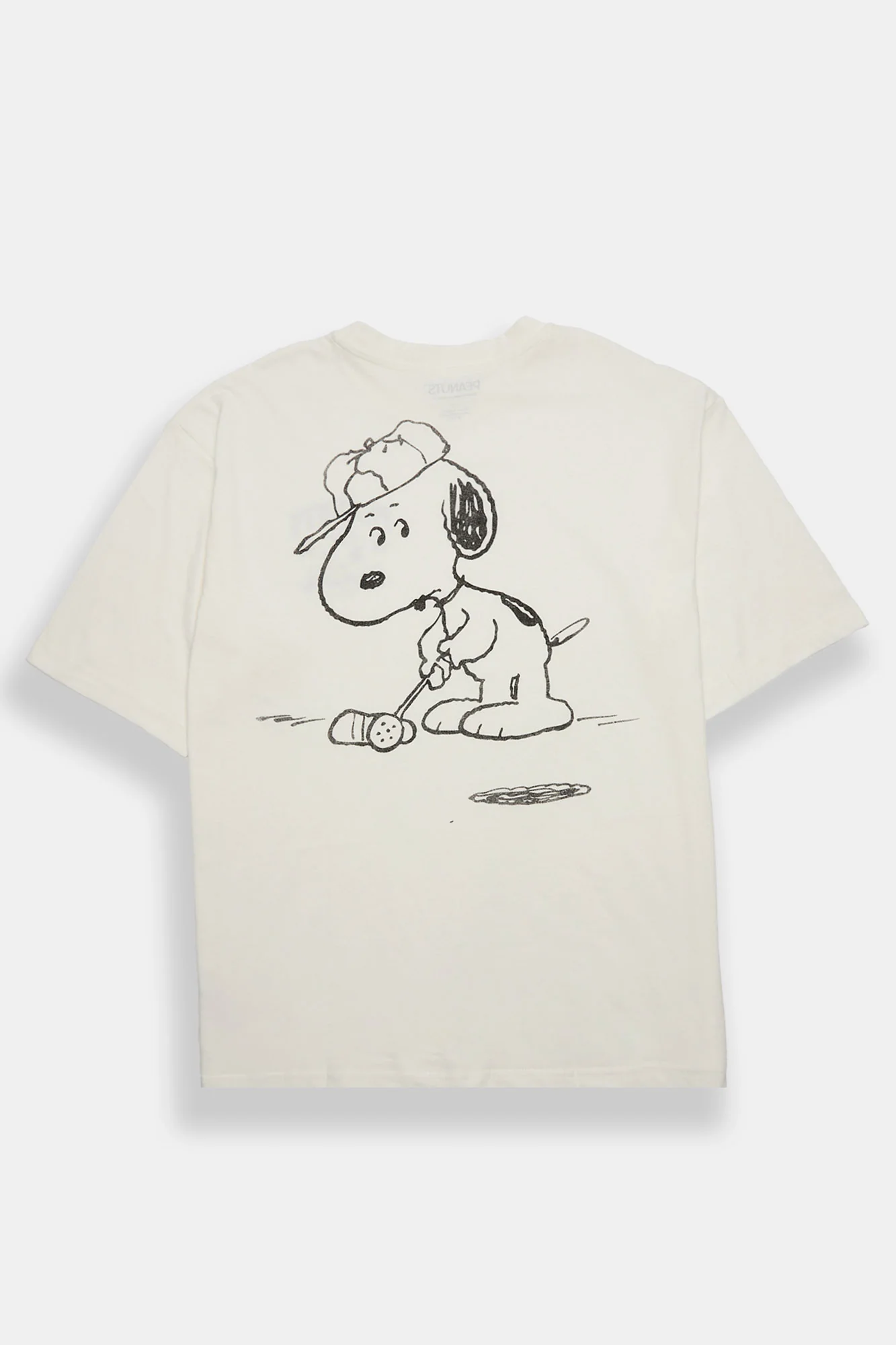 T-shirt surdimensionné imprimé Snoopy Golf
