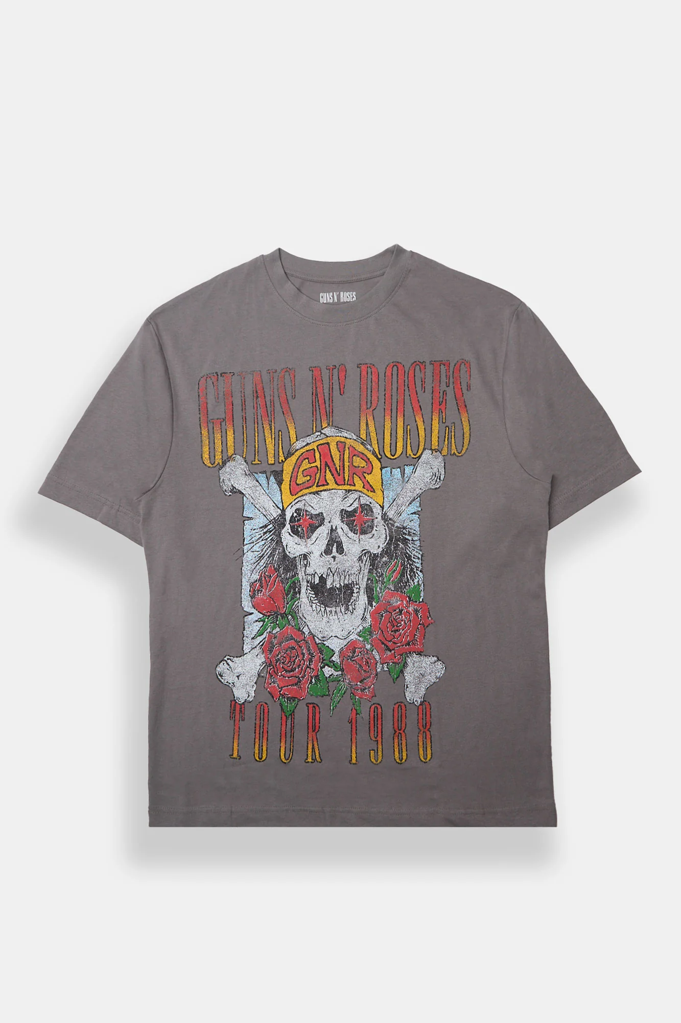 T-shirt surdimensionné imprimé Guns N' Roses Tour 1988 homme