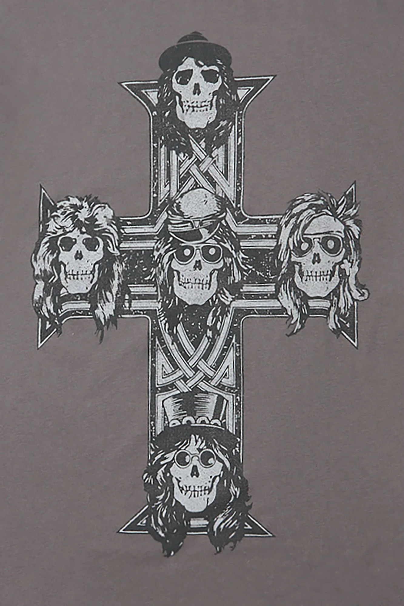 T-shirt surdimensionné imprimé Guns N' Roses homme - Image 2