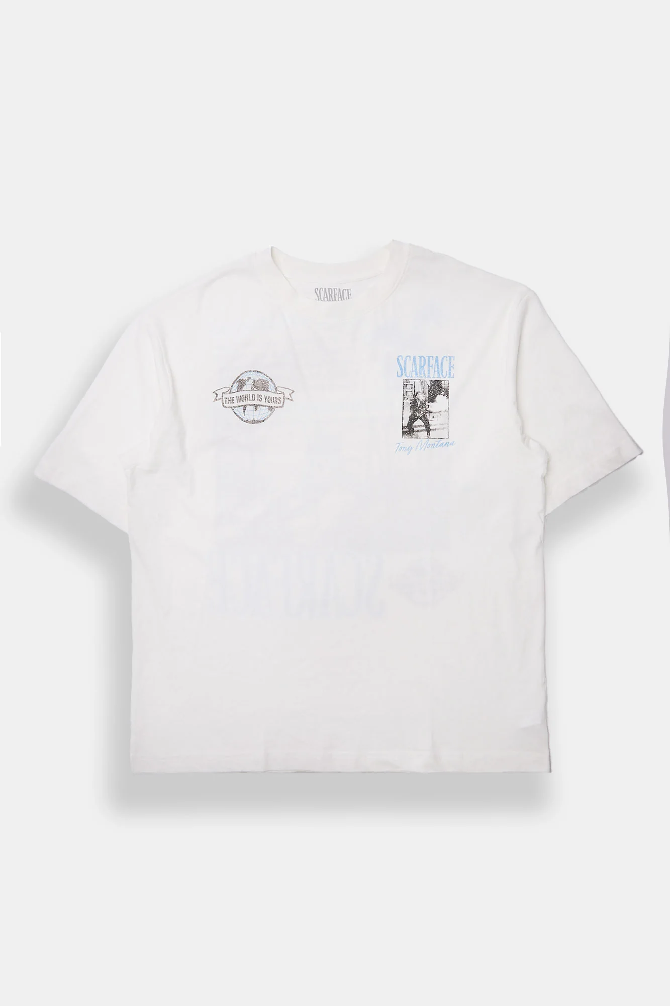 Scarface Tony Montana Graphic Oversized Tee - Image 2