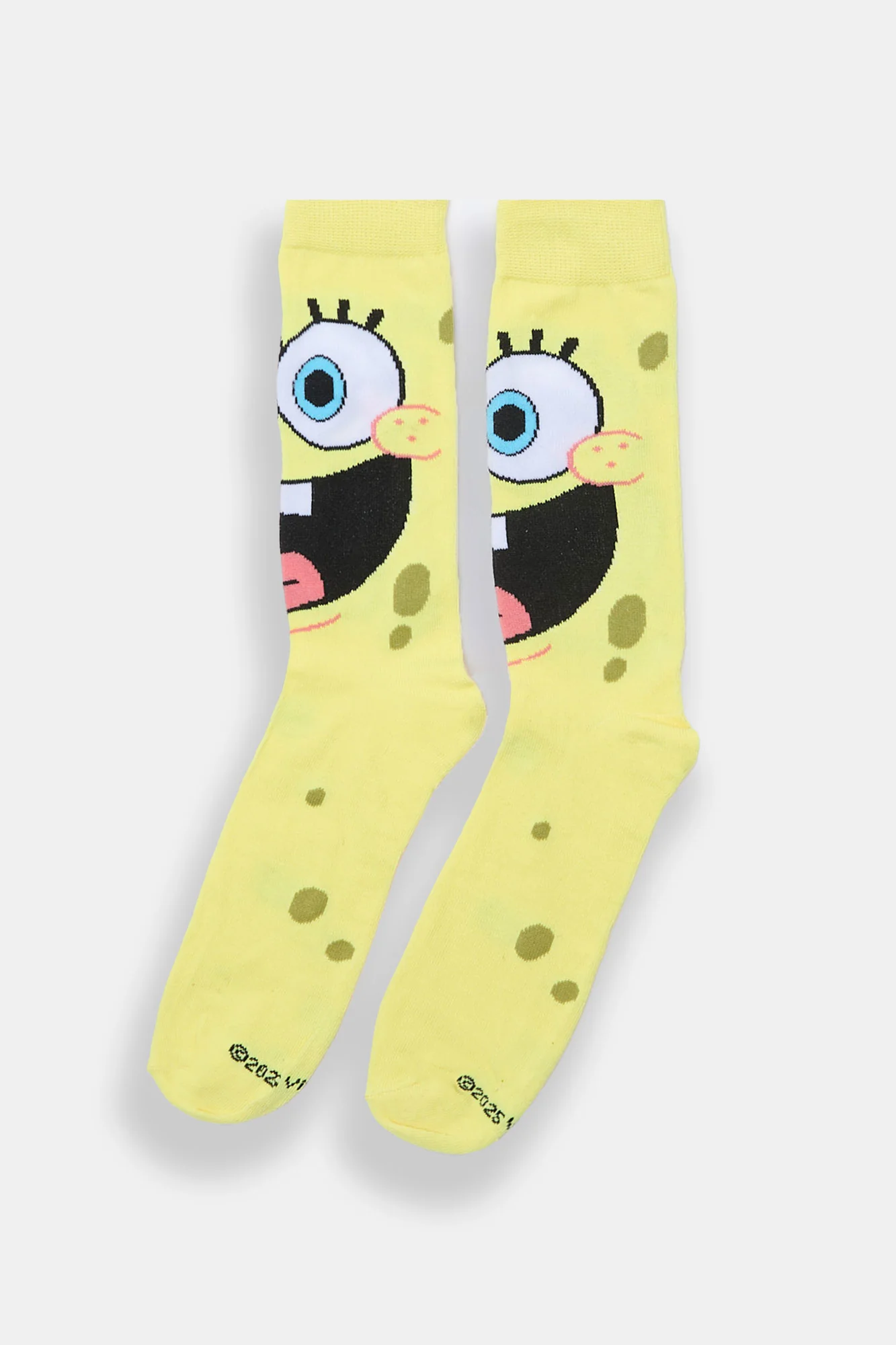 SpongeBob Printed Jacquard Crew Socks