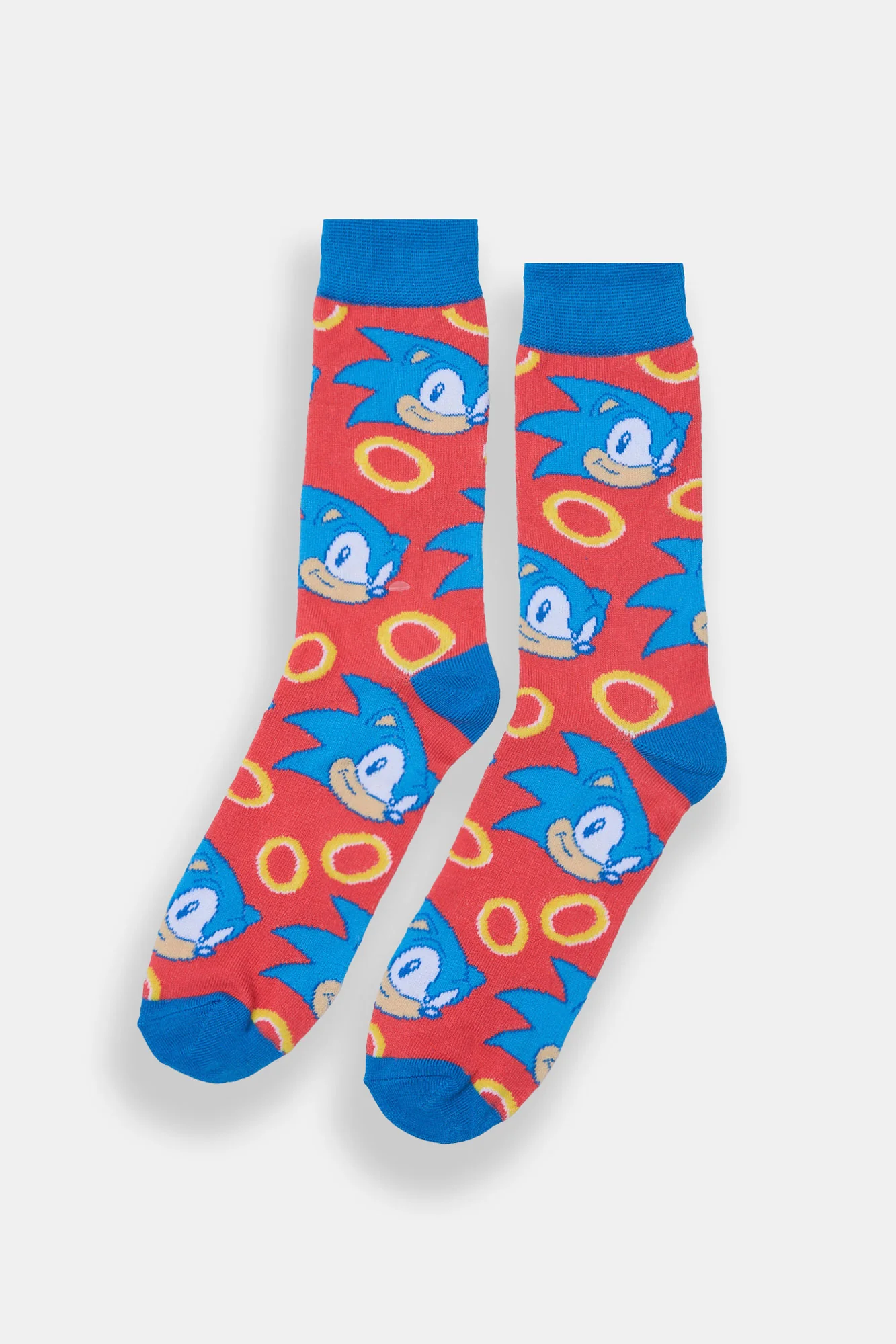 Chaussettes jacquard imprimées Sonic The Hedgehog homme