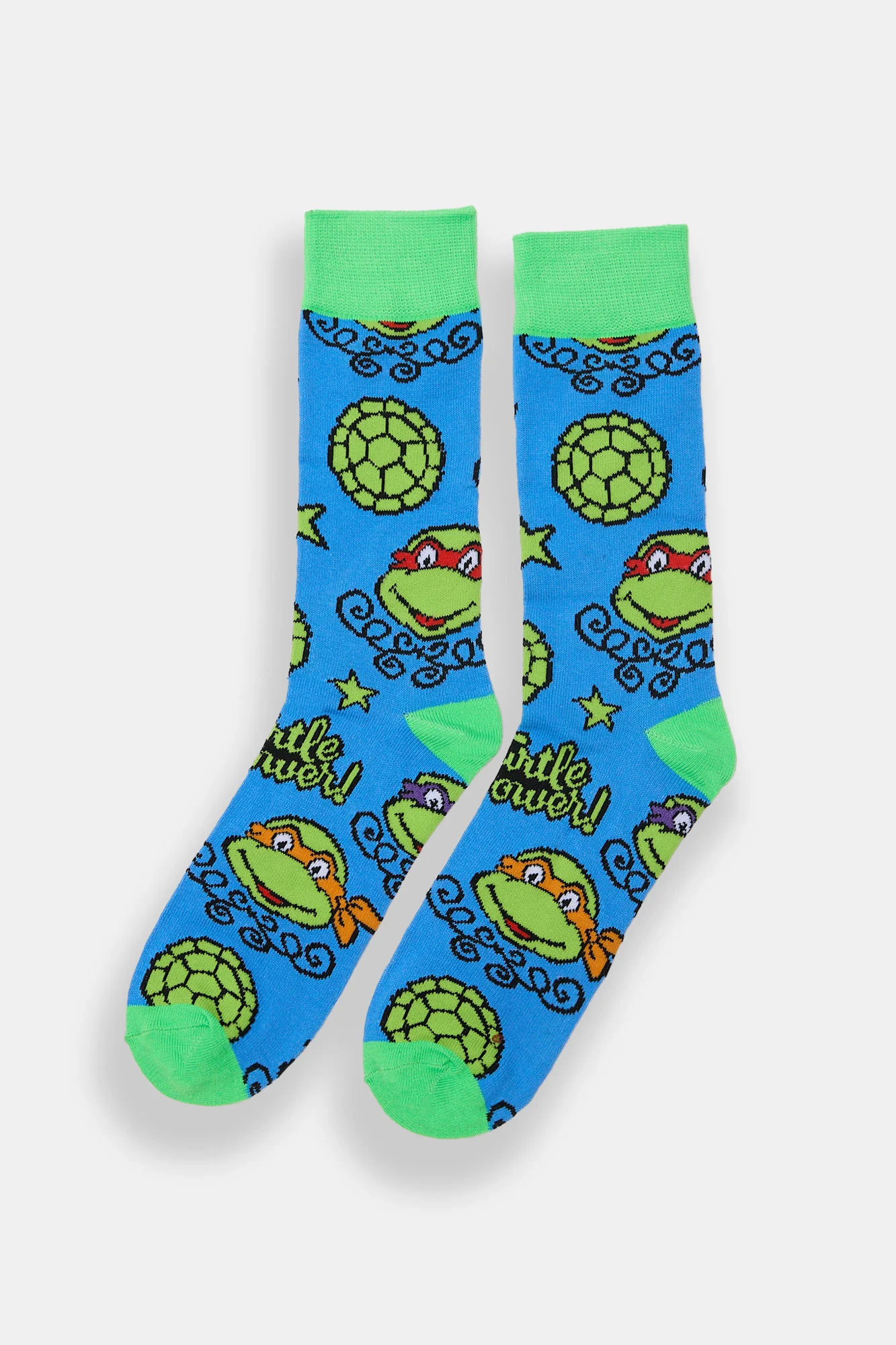 Chaussettes jacquard imprimées Teenage Mutant Ninja Turtles homme