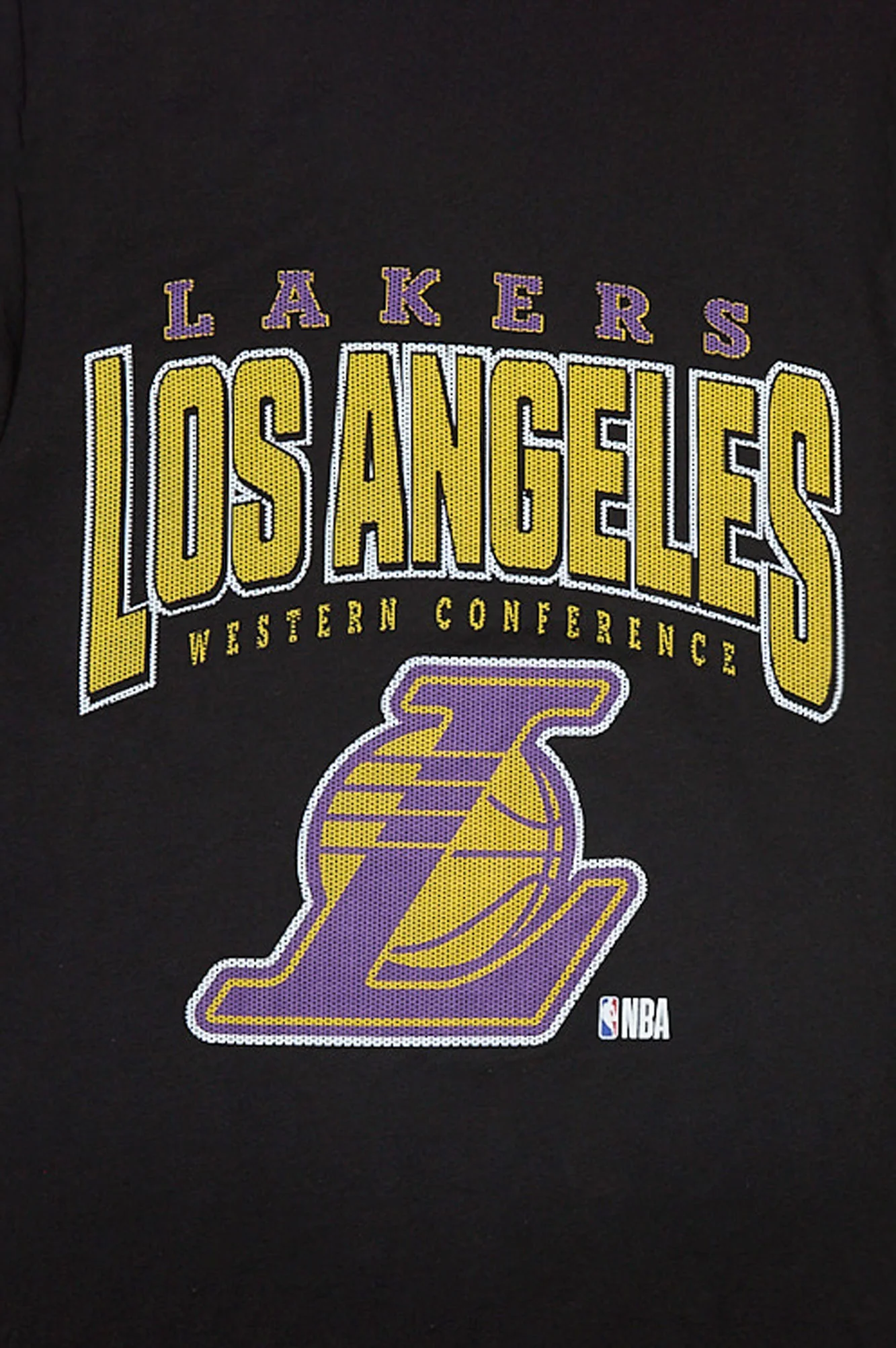 T-shirt imprimé à logo en maille Los Angeles Lakers - Image 2