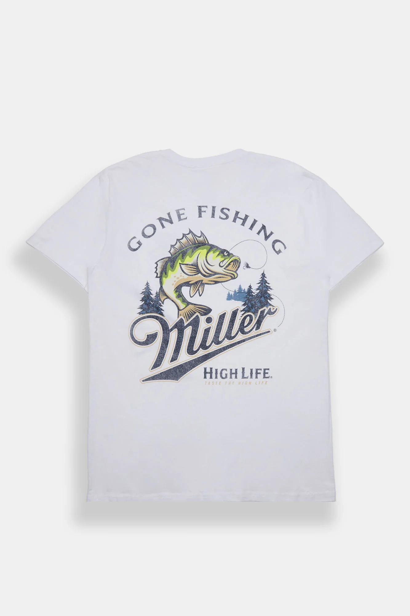 T-shirt imprimé Miller High Life Gone Fishing