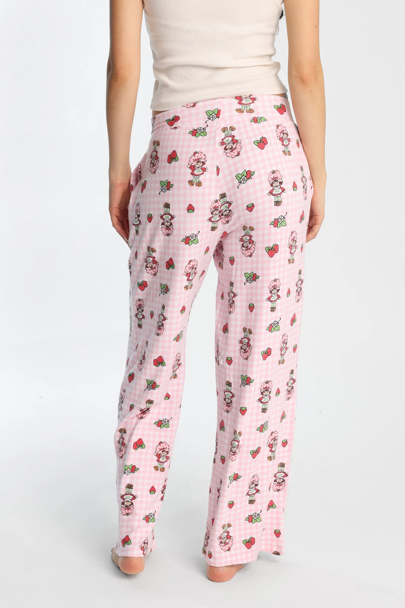 Strawberry Shortcake Wide Leg Pajama Pants - Image 3