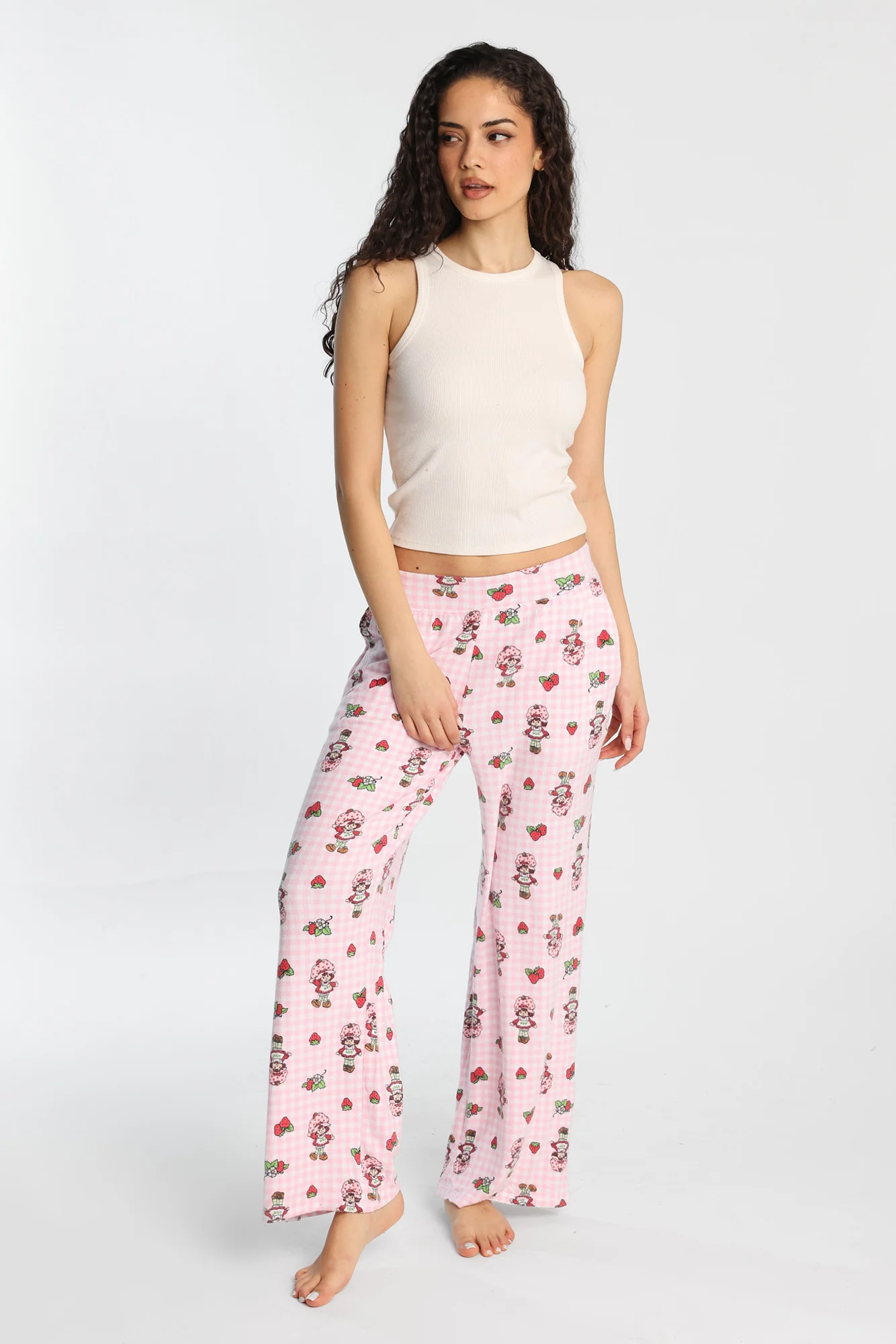 Strawberry Shortcake Wide Leg Pajama Pants - Image 4