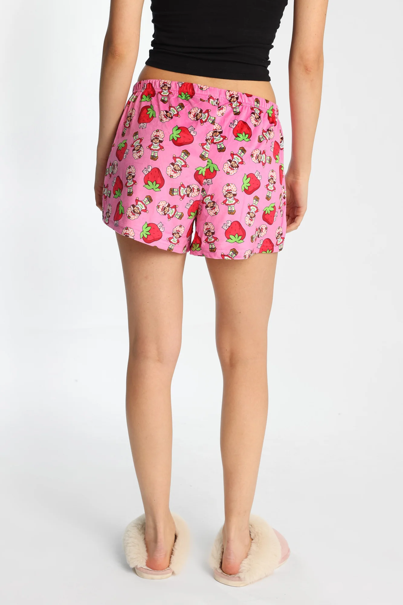 Strawberry Shortcake Velour Pajama Shorts - Image 3