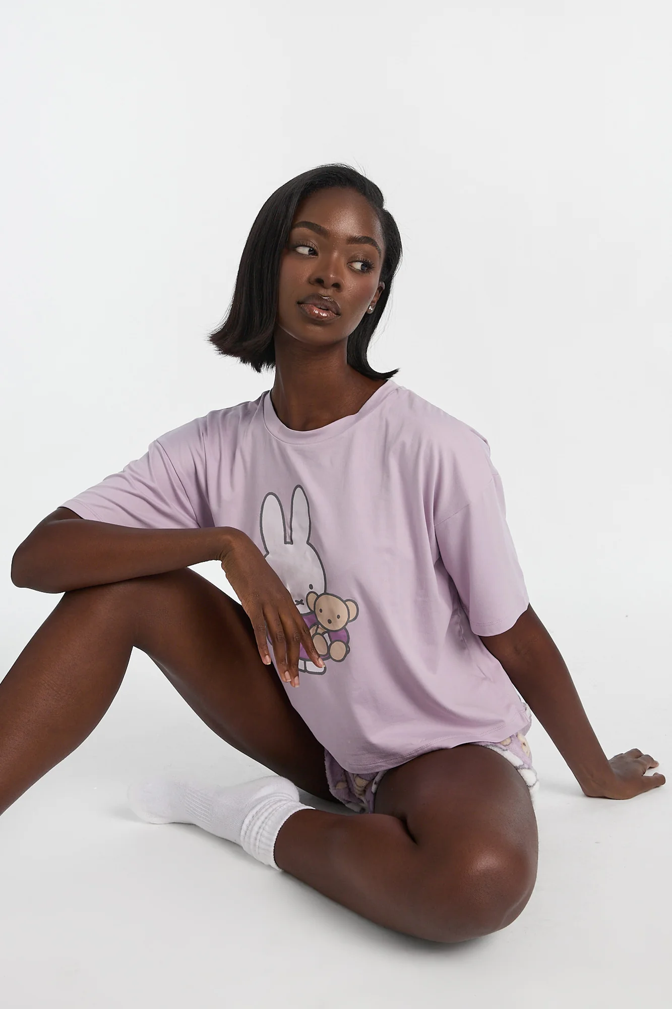 Miffy Teddy 2-Piece Pajama Tee & Shorts Set - Image 6
