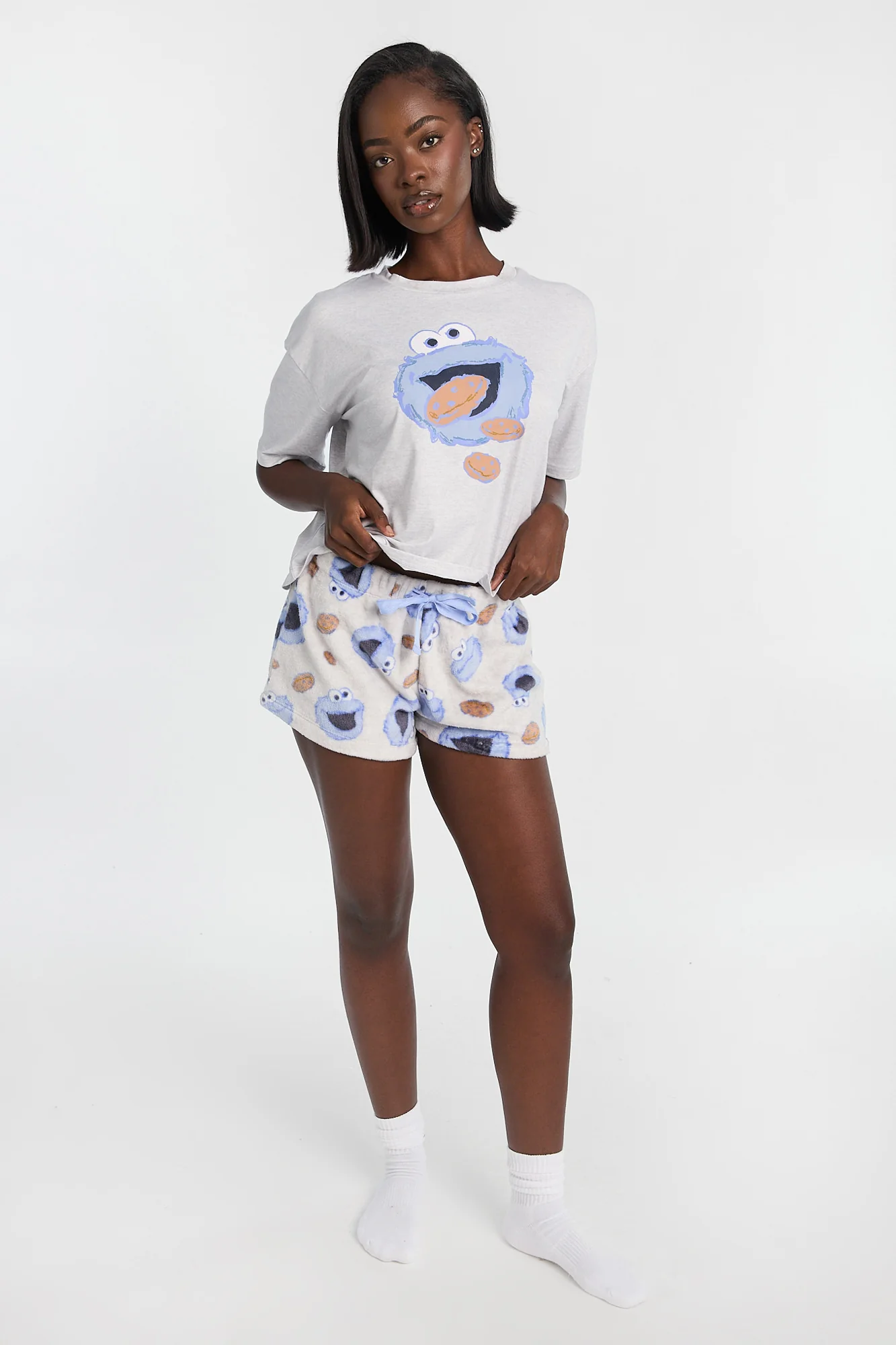 Ensemble de pyjama 2 pièces imprimé Cookie Monster - Image 5