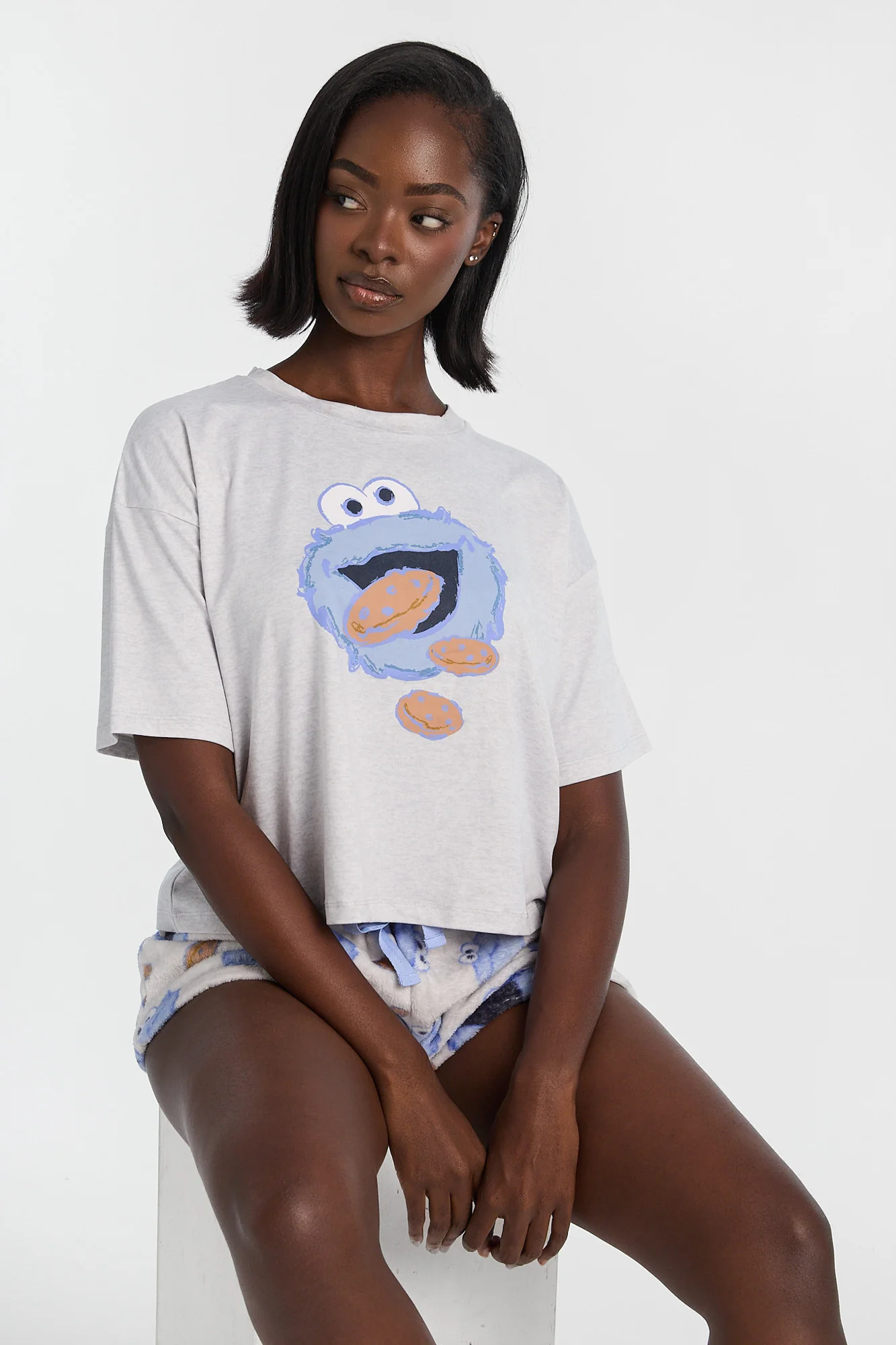 Ensemble de pyjama 2 pièces imprimé Cookie Monster - Image 6