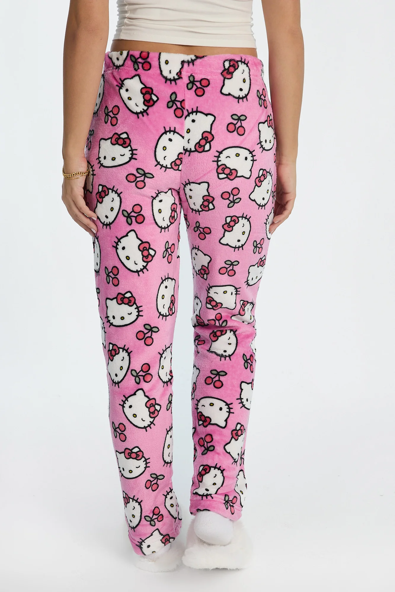 Hello Kitty Cherries Plush Pajama Pant - Image 3
