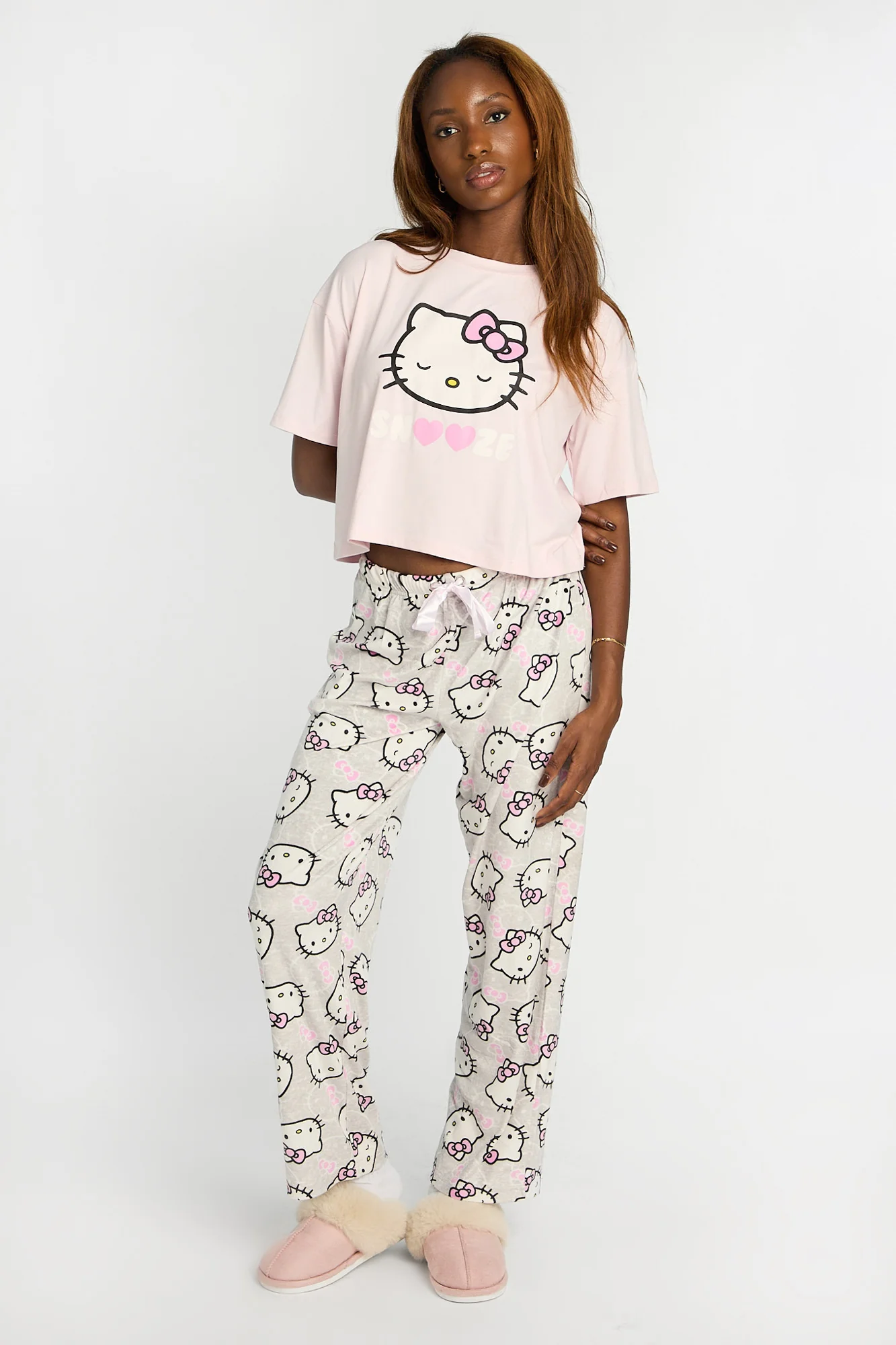 Ensemble de pyjama en velour imprimé Hello Kitty Snooze