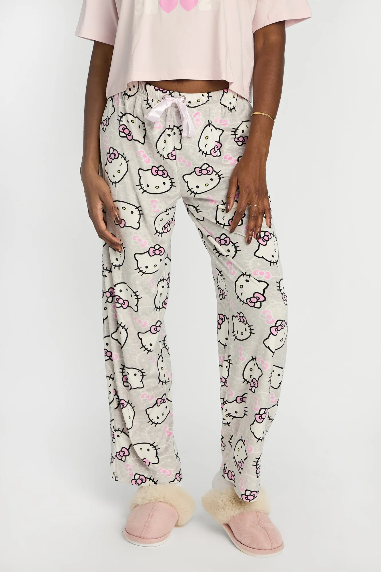 Ensemble de pyjama en velour imprimé Hello Kitty Snooze - Image 4