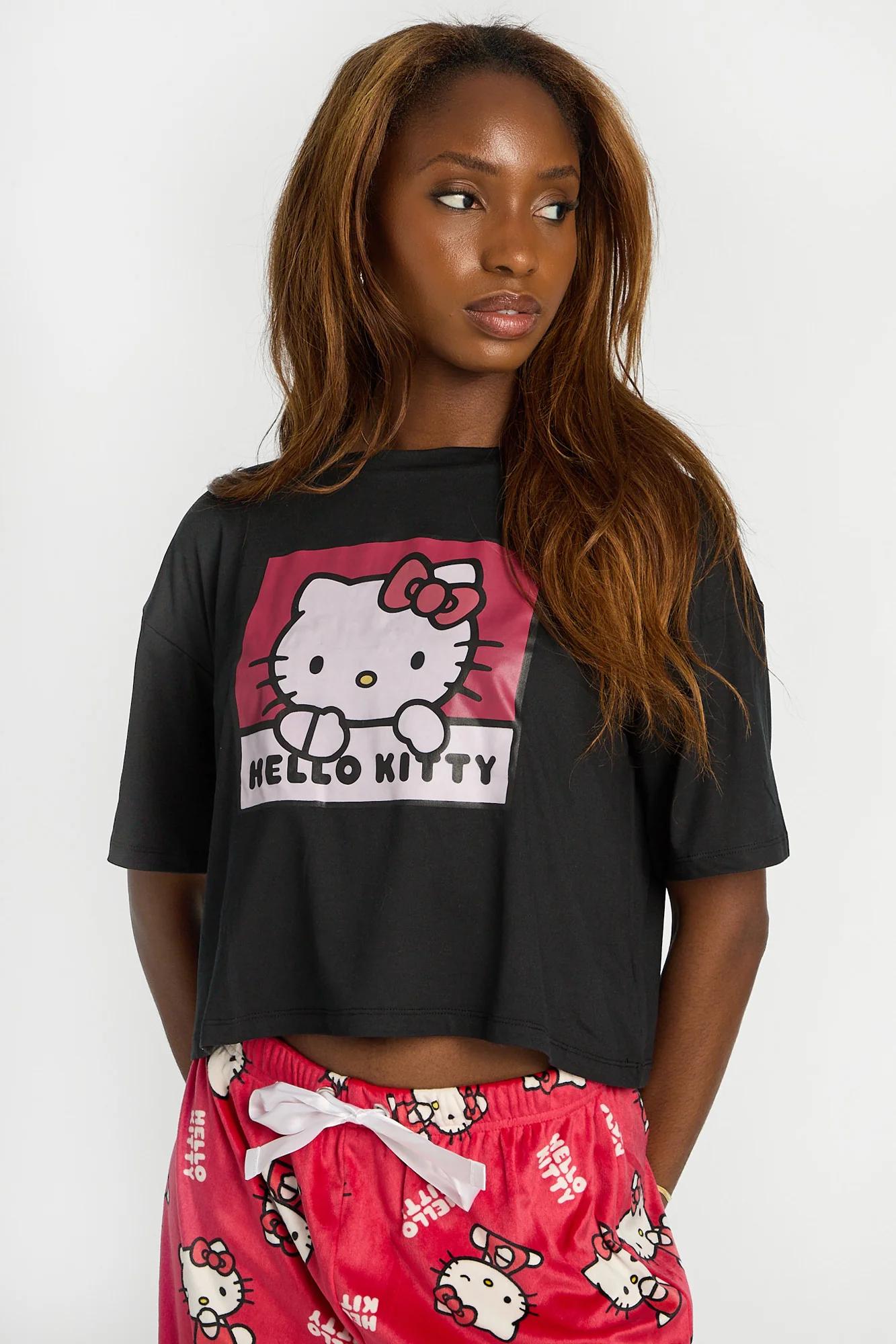 Ensemble de pyjama en velour imprimé Hello Kitty - Image 3