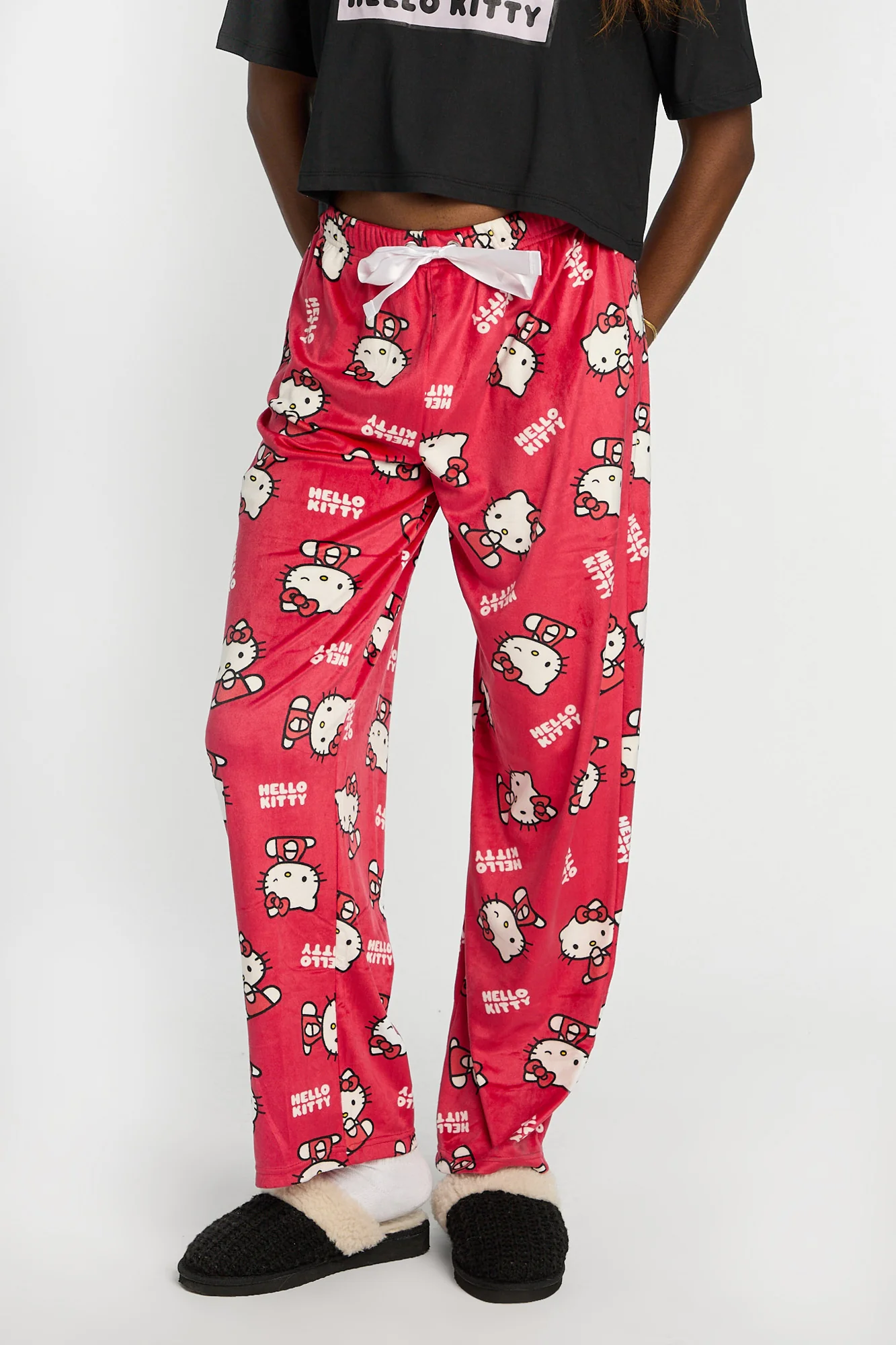 Ensemble de pyjama en velour imprimé Hello Kitty - Image 4