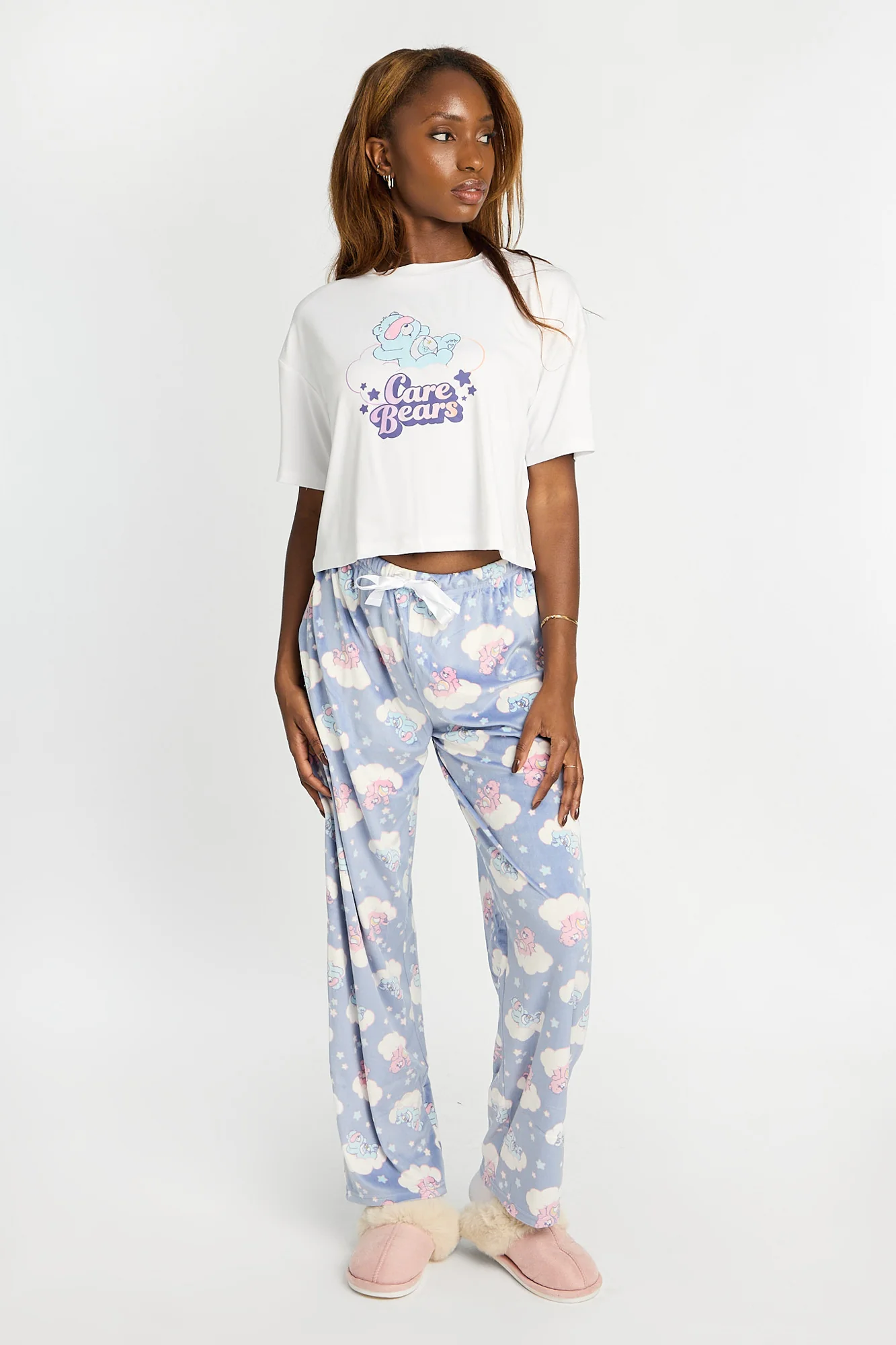 Ensemble de pyjama en velour imprimé Care Bears