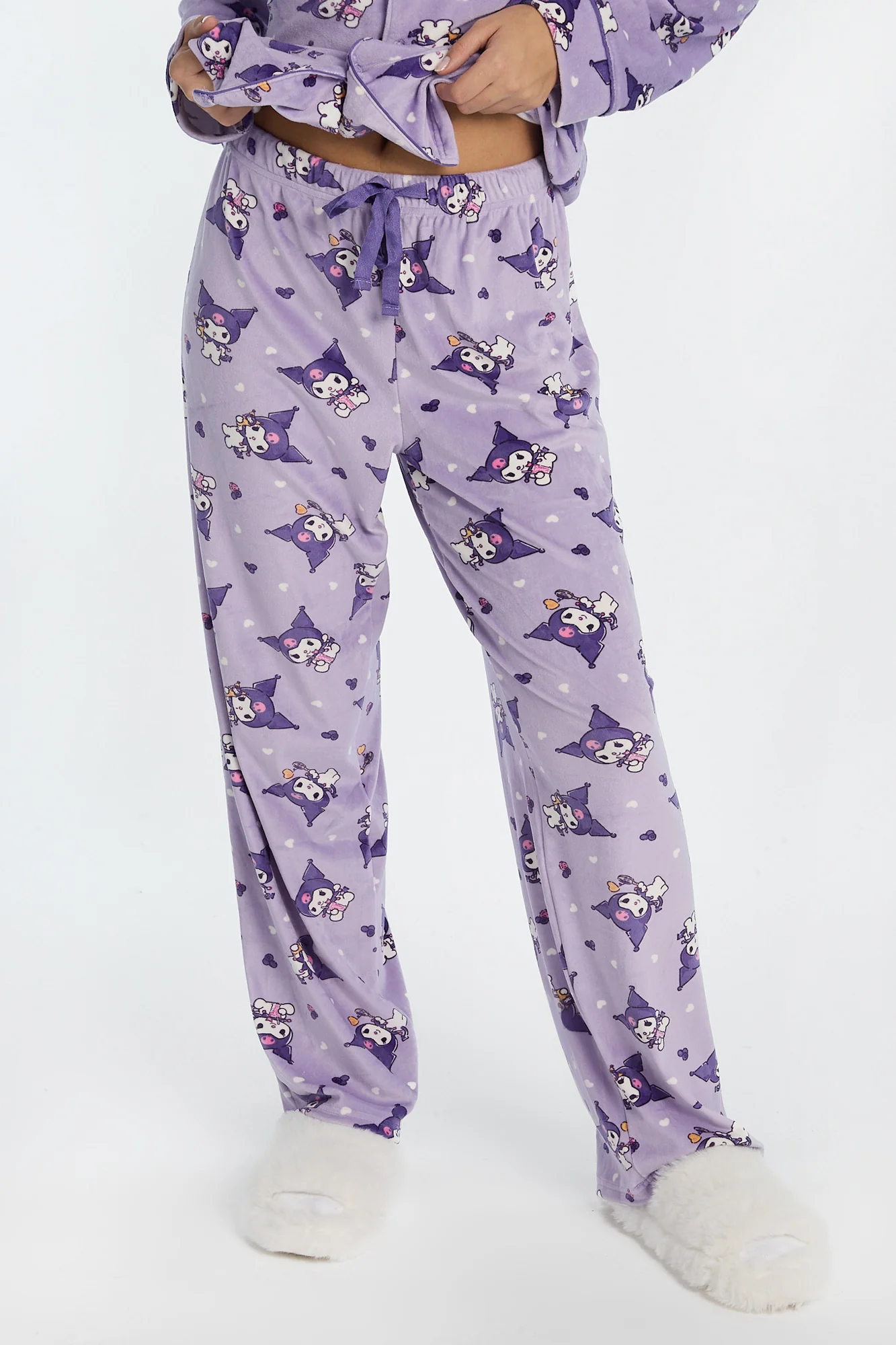 Ensemble de pyjama en velours 2 pièces Kuromi - Image 4