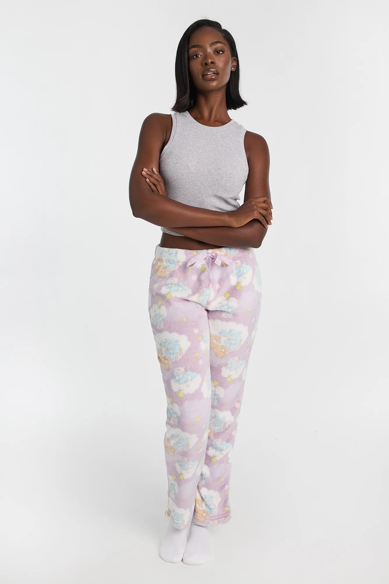 Pantalon de pyjama en peluche imprimé Care Bears - Image 4