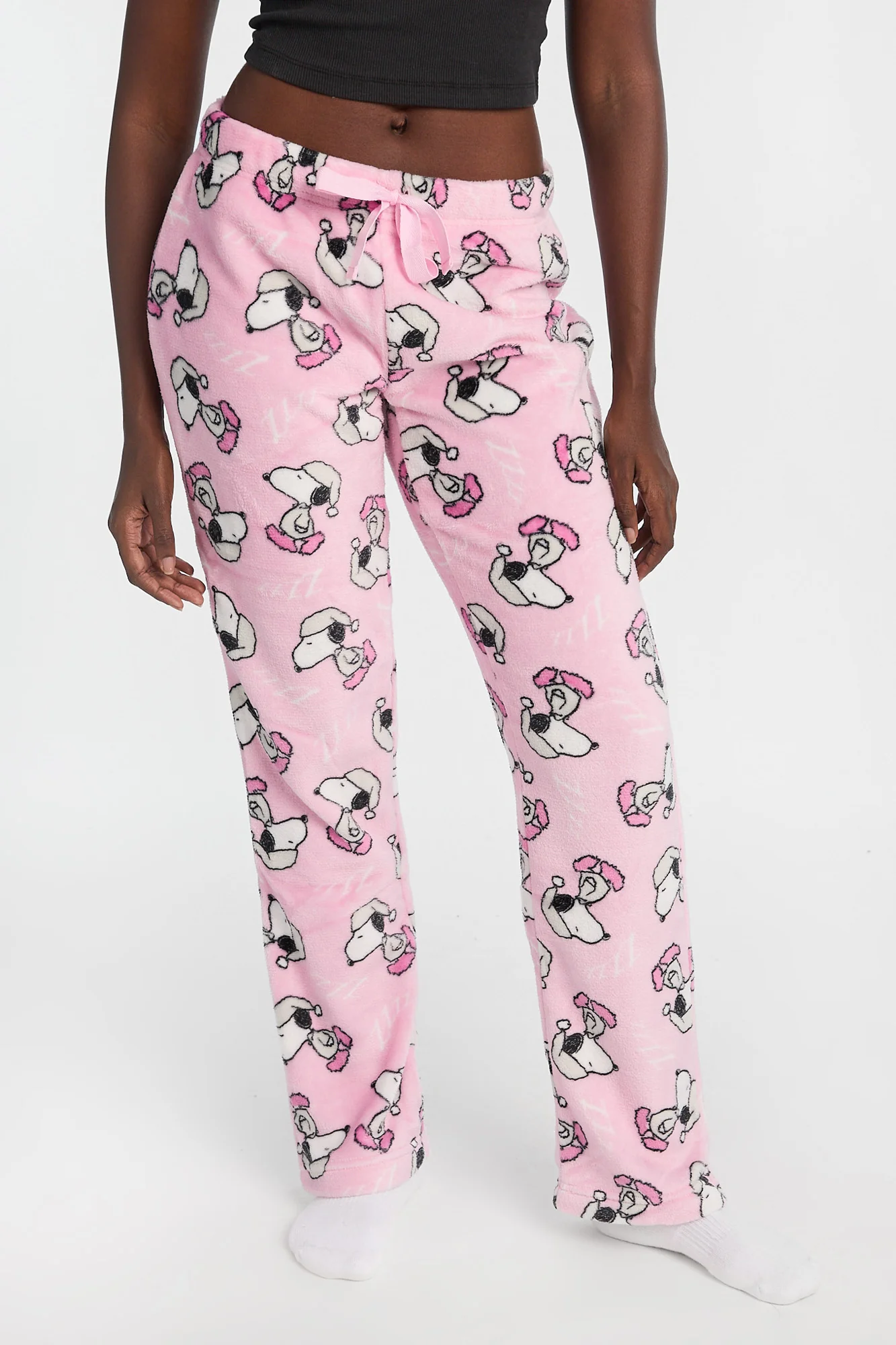 Pantalon de pyjama en peluche imprimé ZZZ Peanuts Snoopy