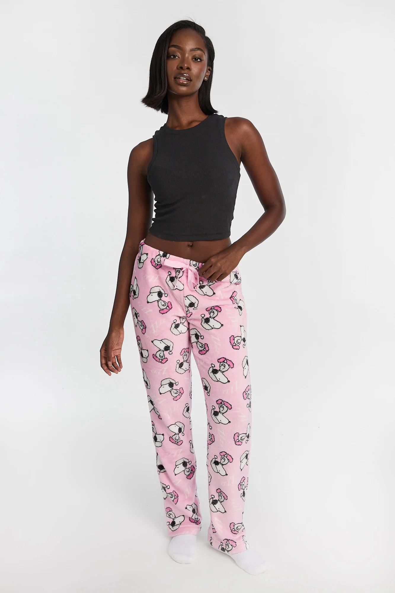 Pantalon de pyjama en peluche imprimé ZZZ Peanuts Snoopy - Image 4