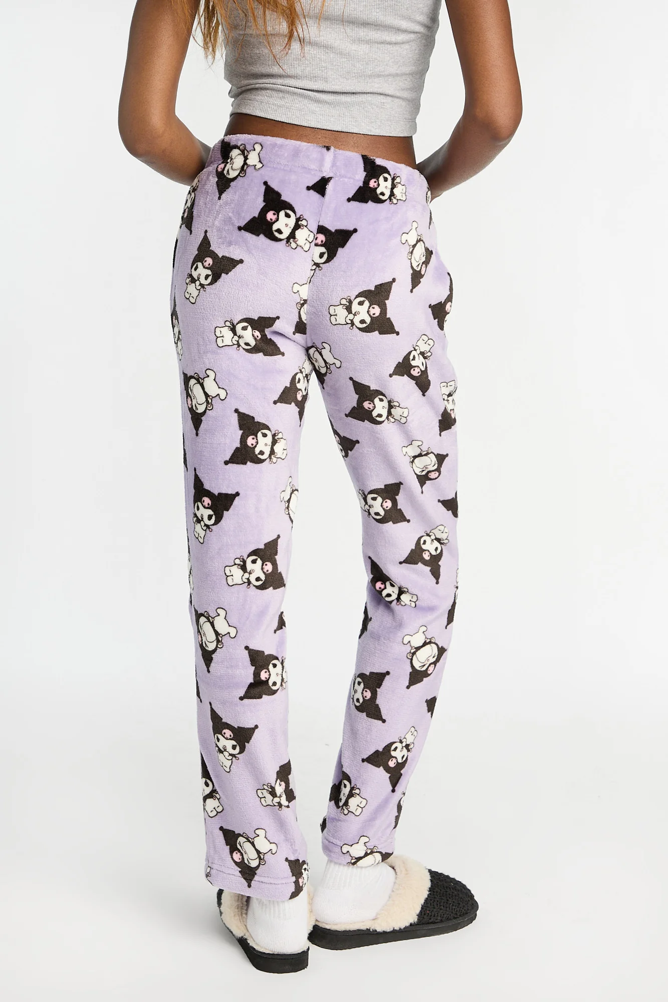 Pantalon de pyjama en peluche imprimé Kuromi - Image 3