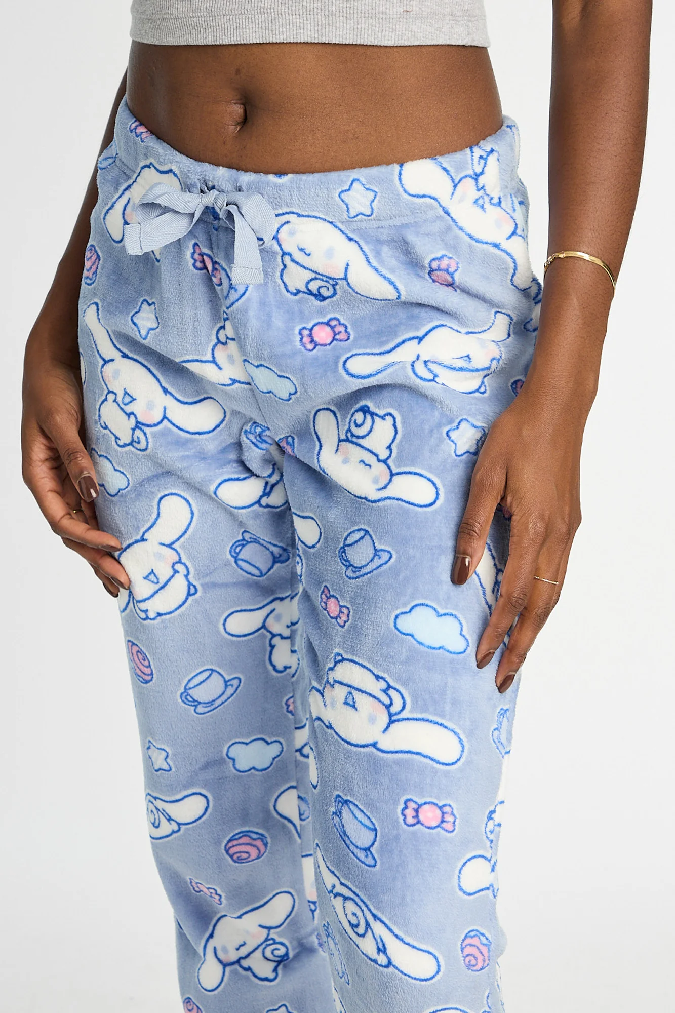 Cinnamoroll Cupcake Plush Pajama Pants - Image 2