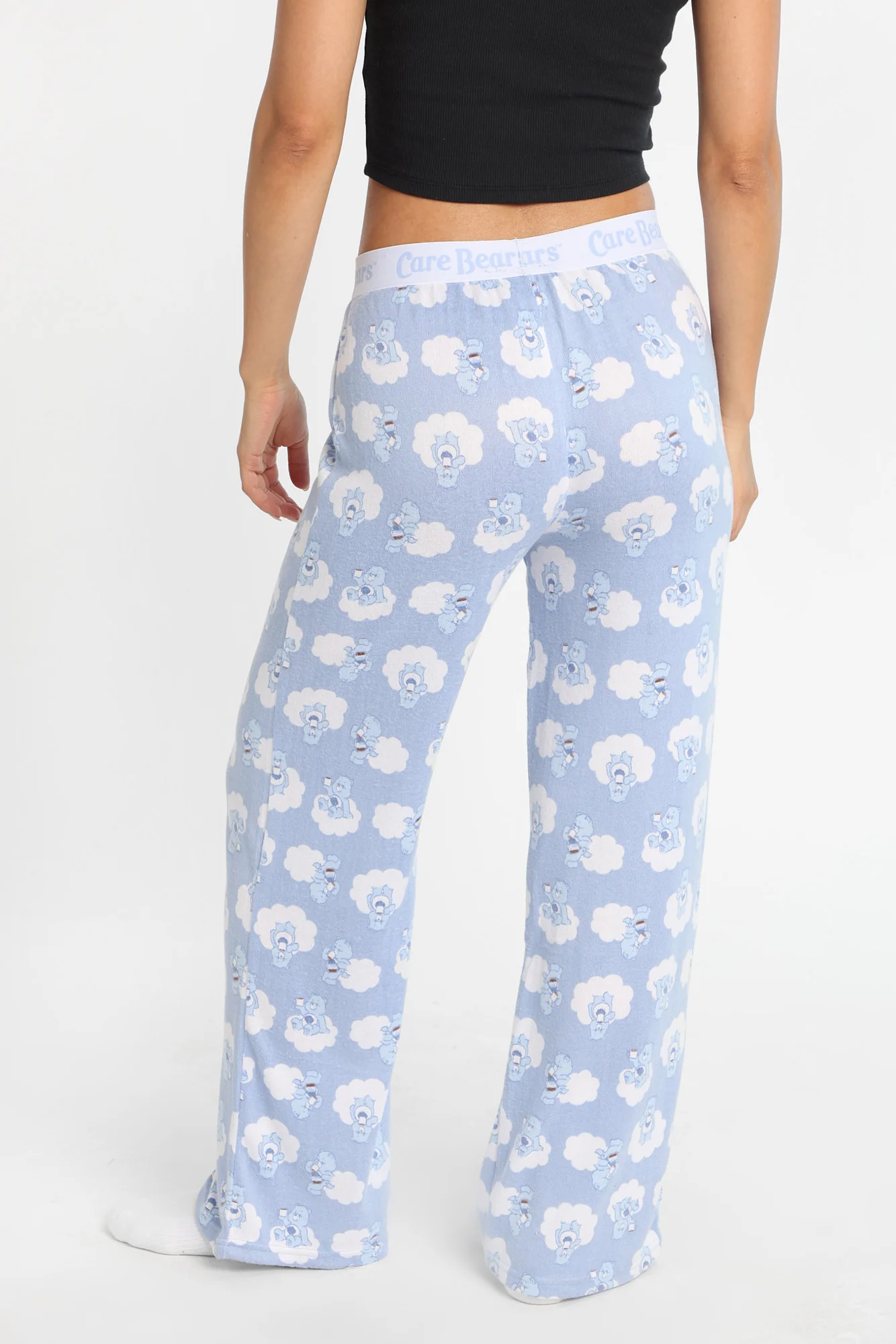 Pantalon pyjama style boxeur avec imprimé nuages Care Bears - Image 3