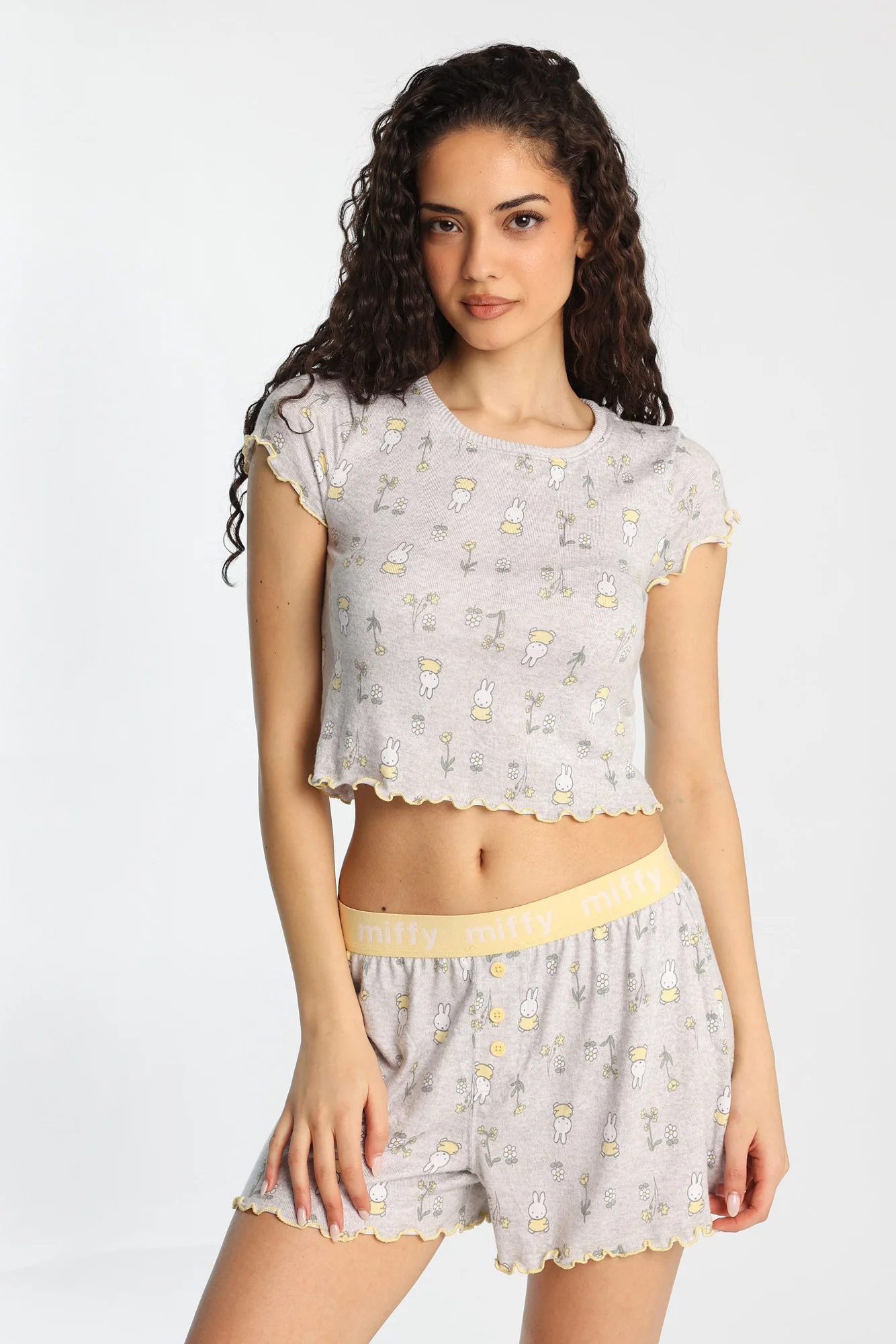 Miffy Pajama Tee And Boxer Shorts 2-Piece Set