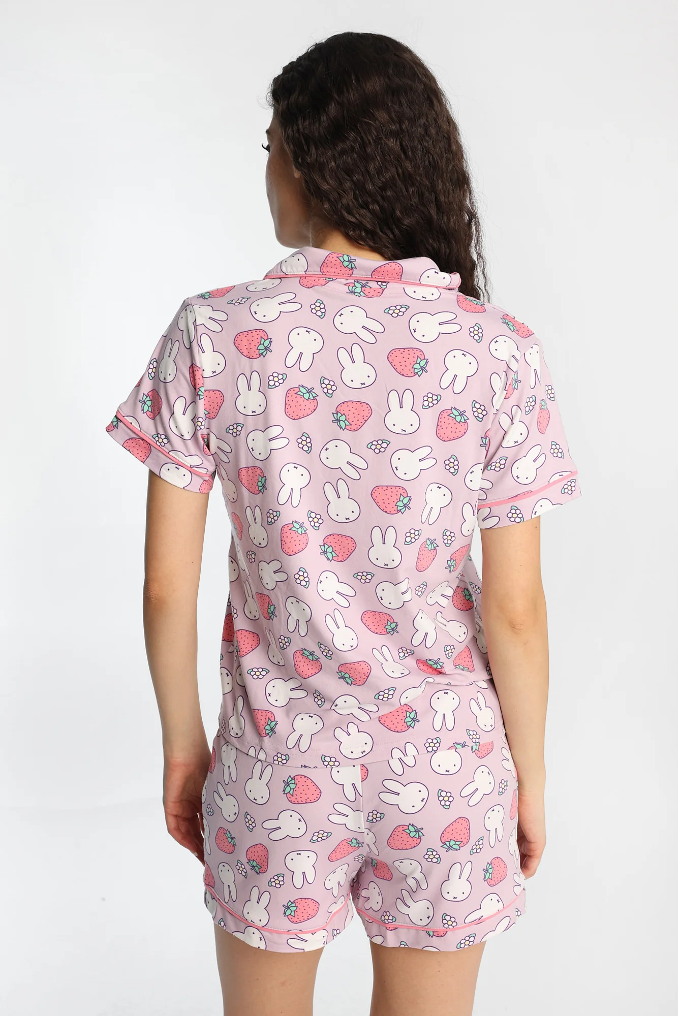 Miffy Pajama Shirt & Shorts 2-Piece Set - Image 3