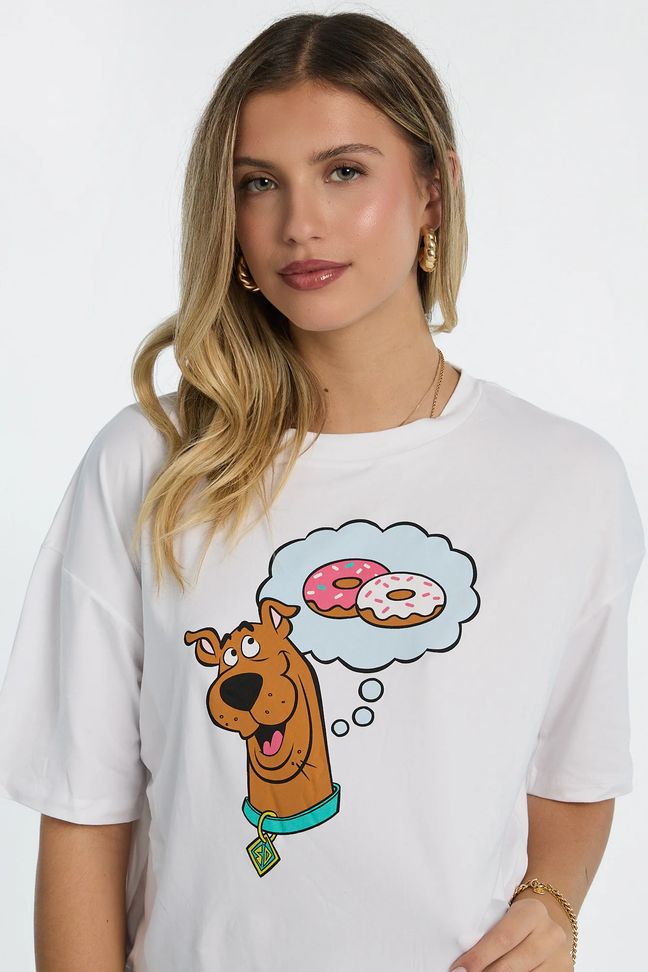 Scooby-Doo Donuts 2-Piece Pajama Tee & Shorts Set - Image 3