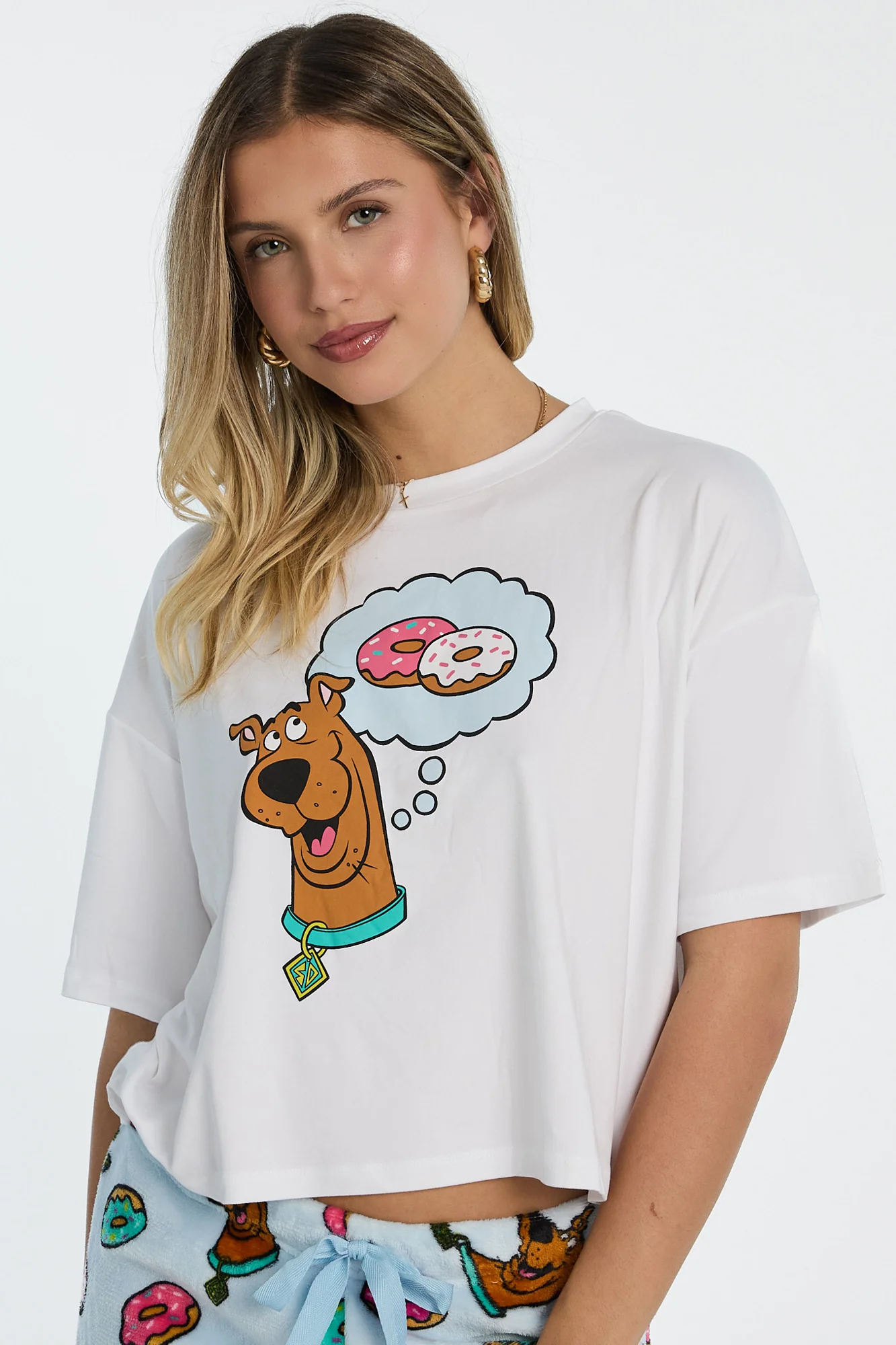Scooby-Doo Donuts Plush Pajama Pant - Image 4