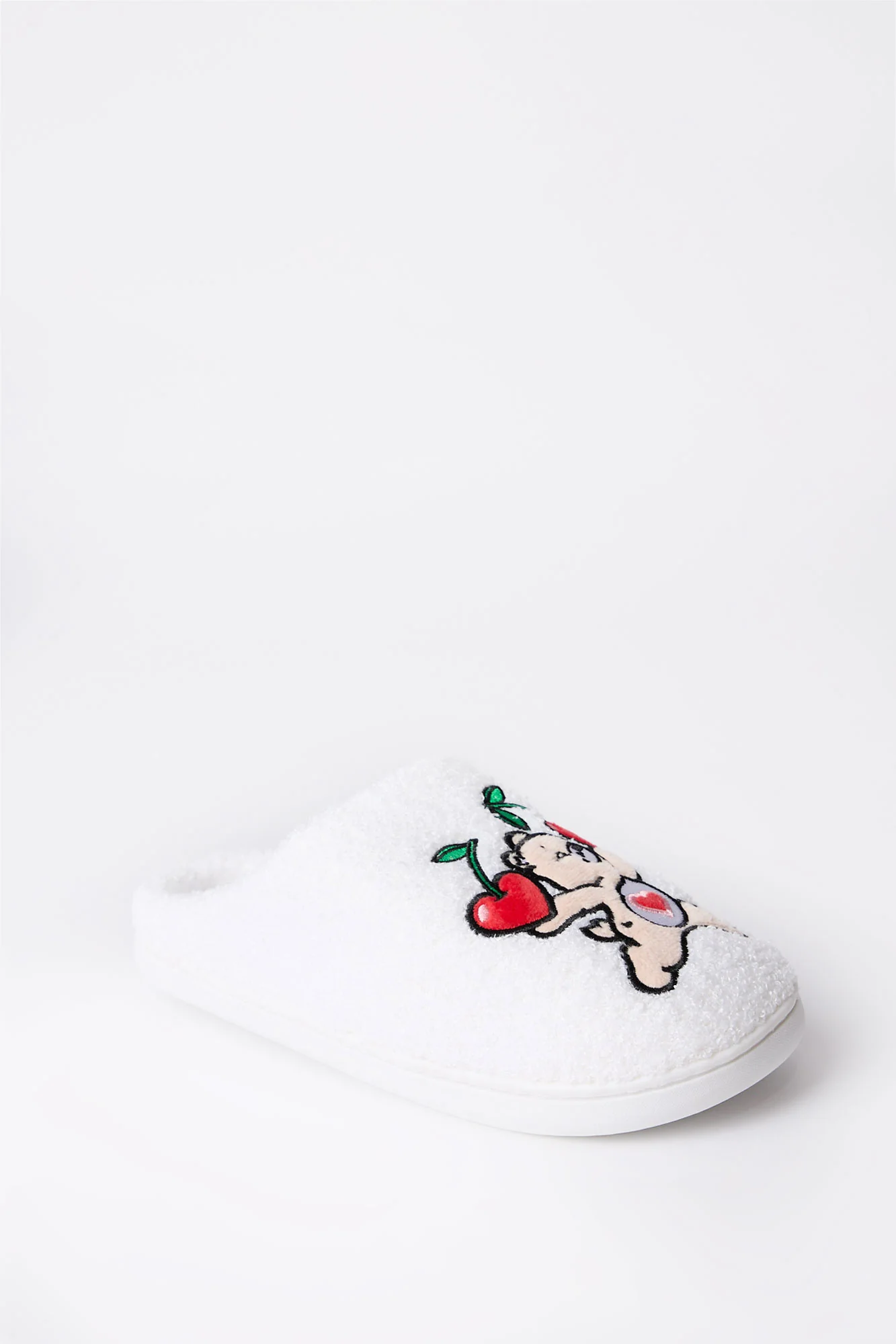 Pantoufles peluche Care Bears coeur cerises - Image 2