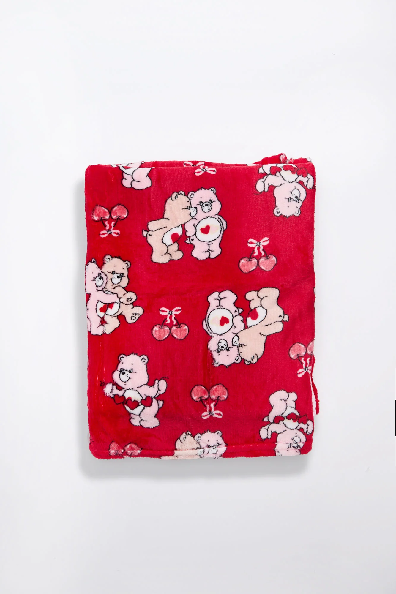 Care Bears Hearts Plush Throw Blanket