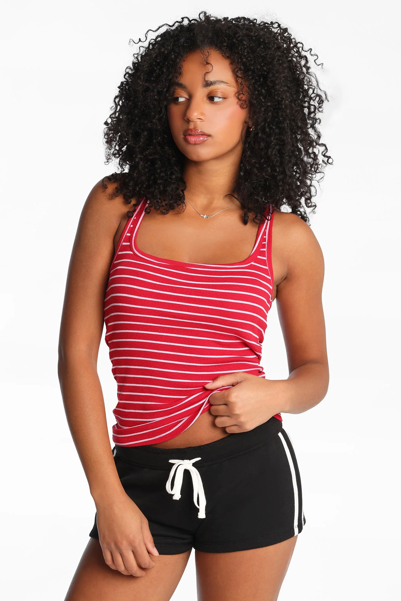 AERO Scoop Neck Longline Tank Top - Image 14