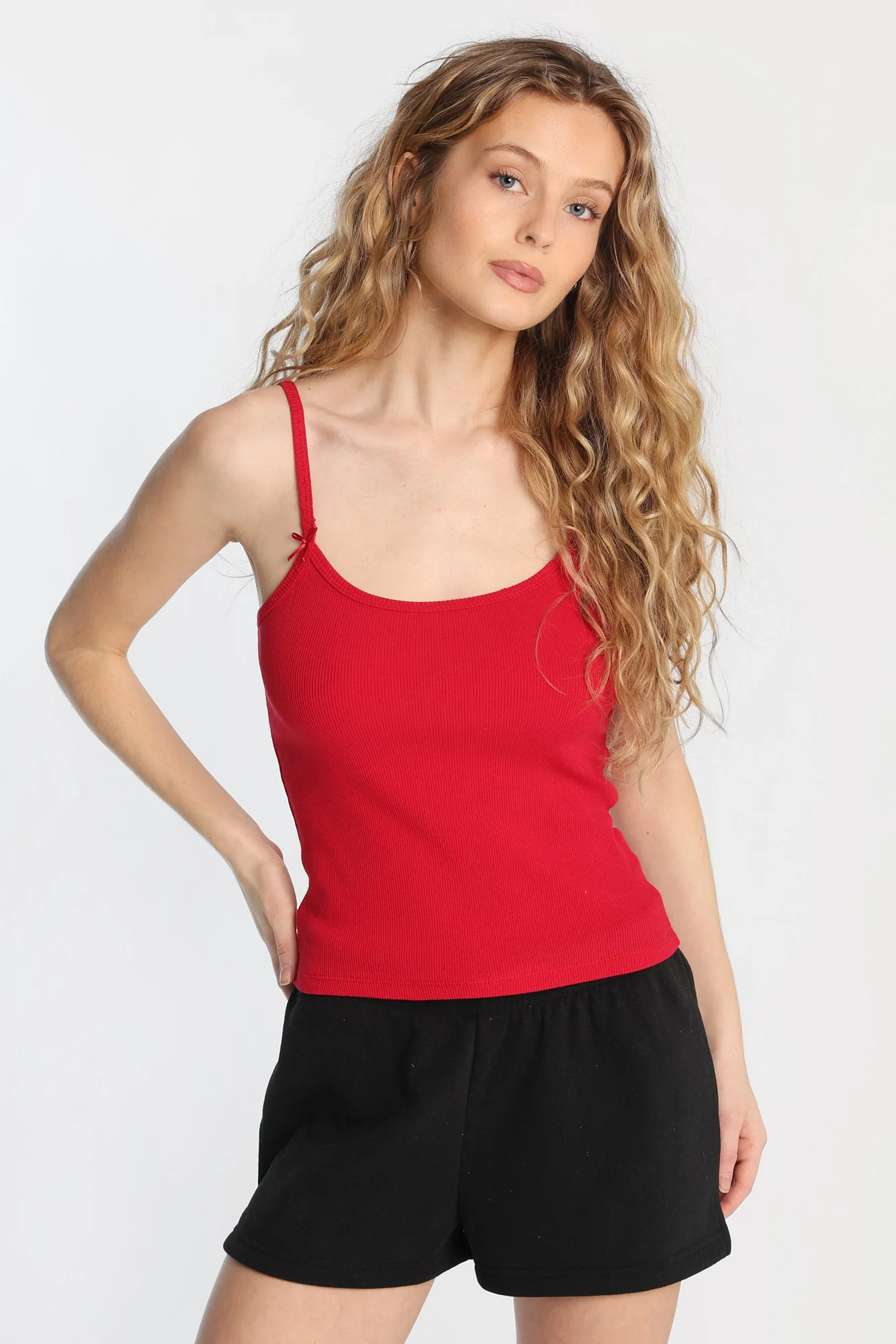 AERO Ribbed Knit Scoop Neck Camisole - Image 17