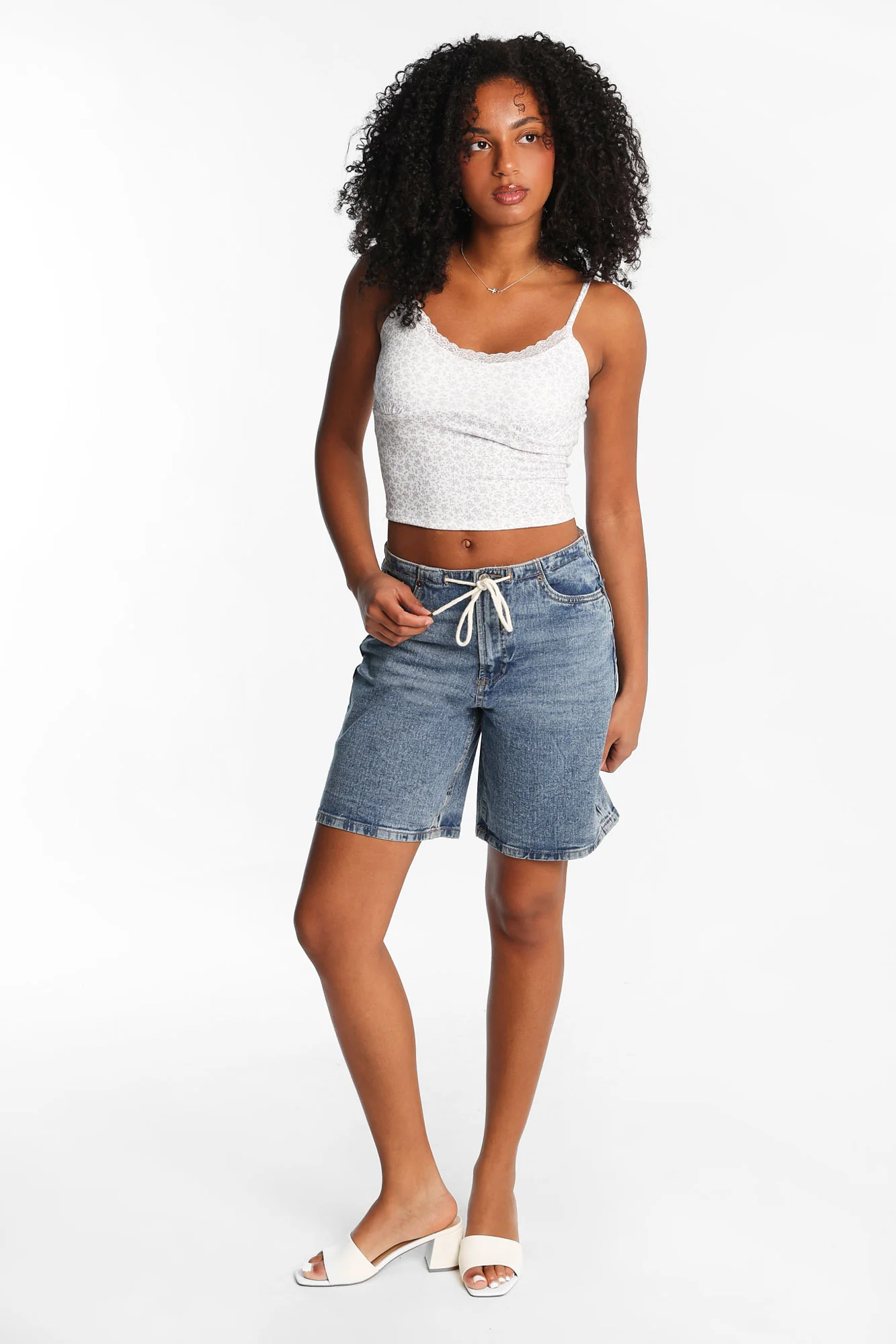 Camisole courte en tricot pointelle AERO - Image 9