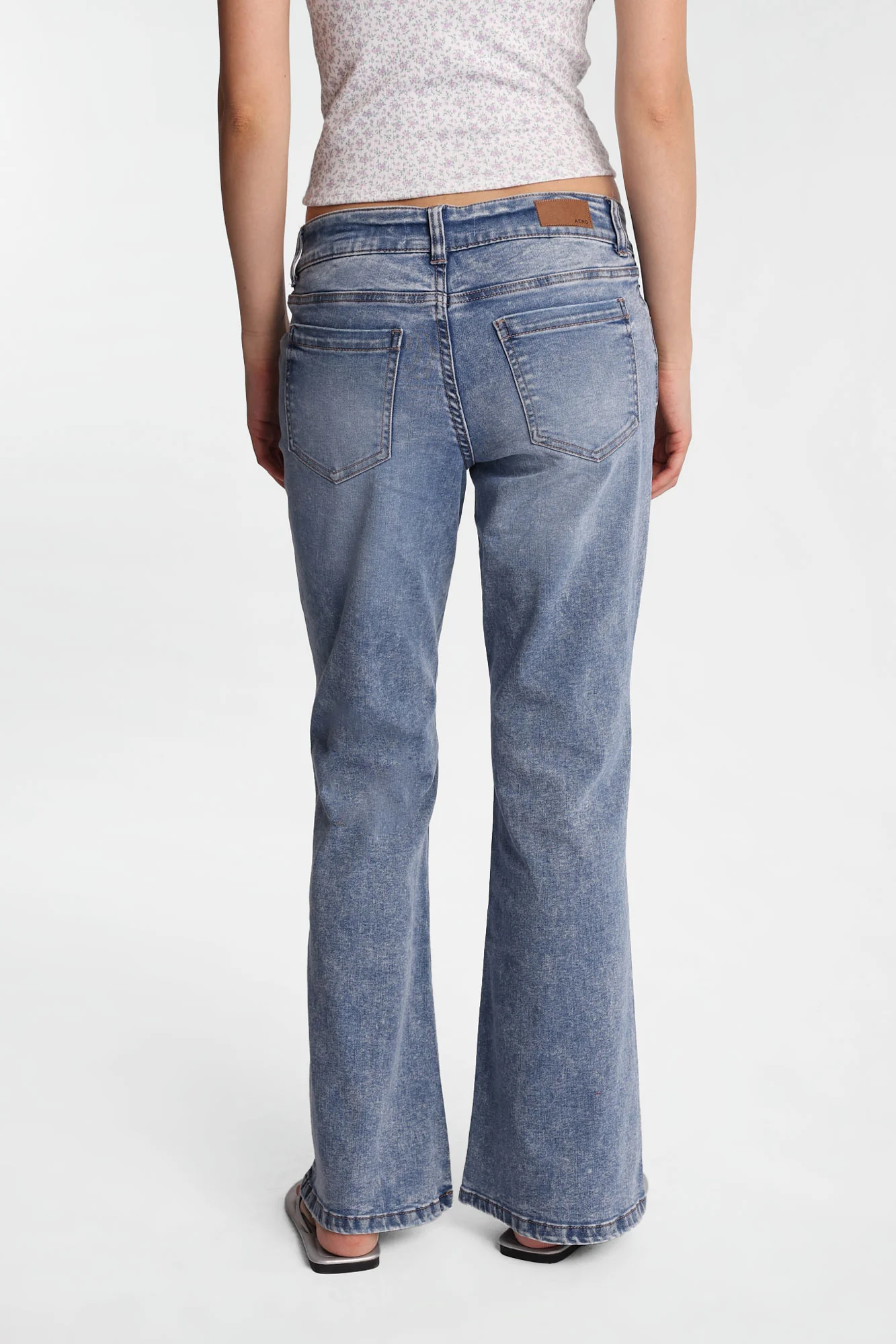 Jeans évasé taille basse AERO - Image 3